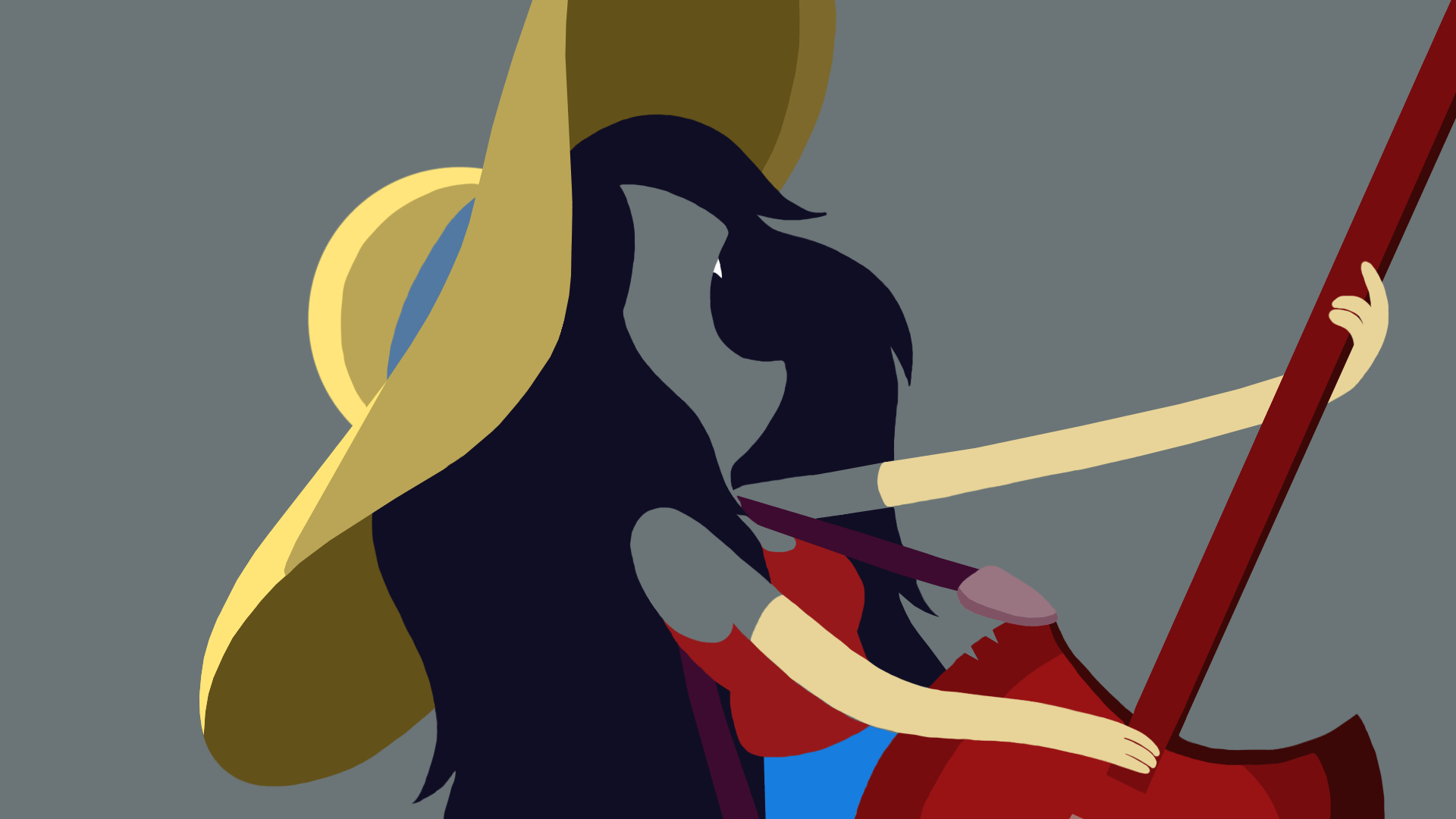 1920x1080 Hey all, I made a minimalistic Marceline wallpaper. Feedback, Desktop