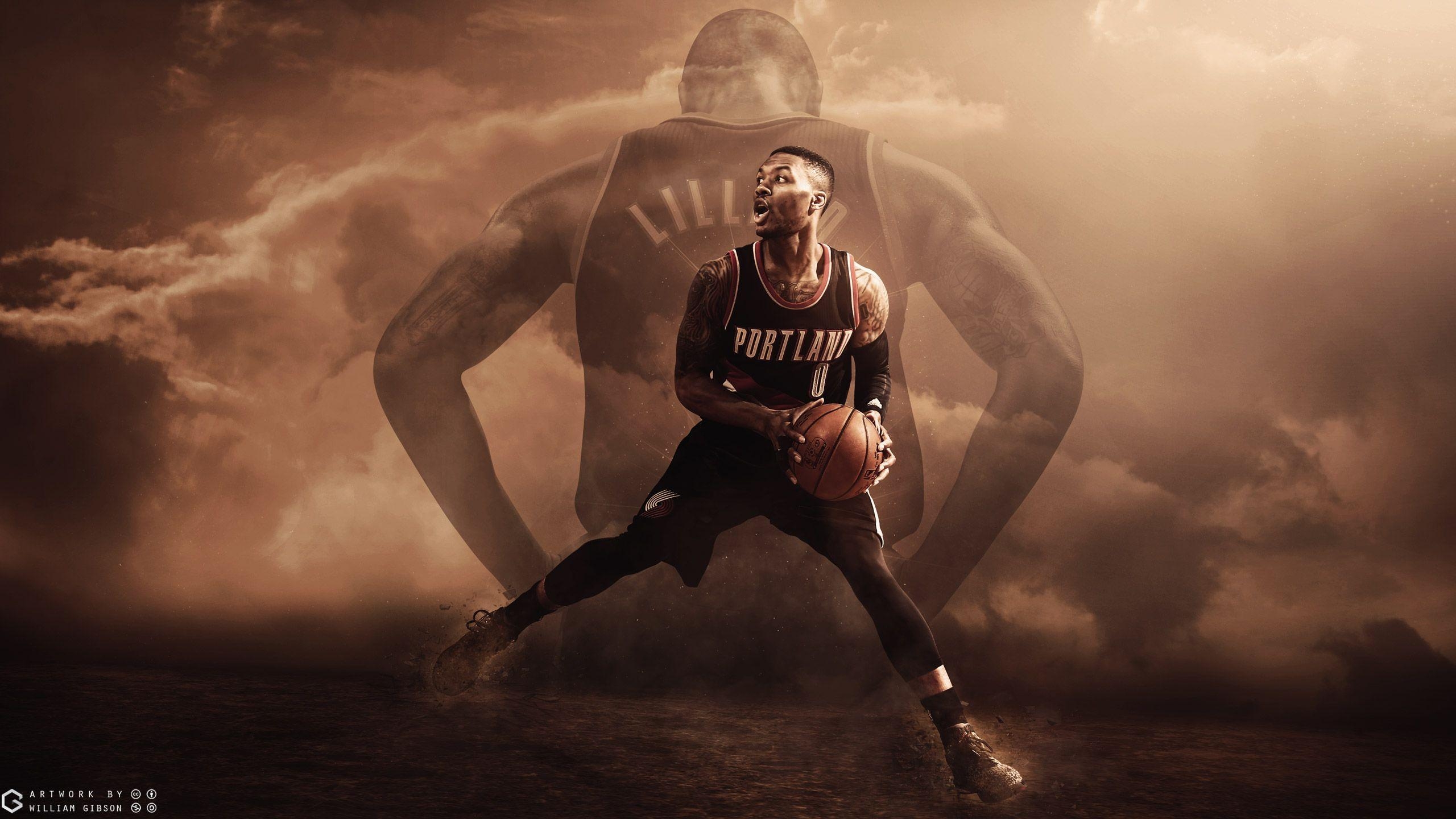 2560x1440 Damian Lillard Wallpaper. Basketball Wallpaper at, Desktop