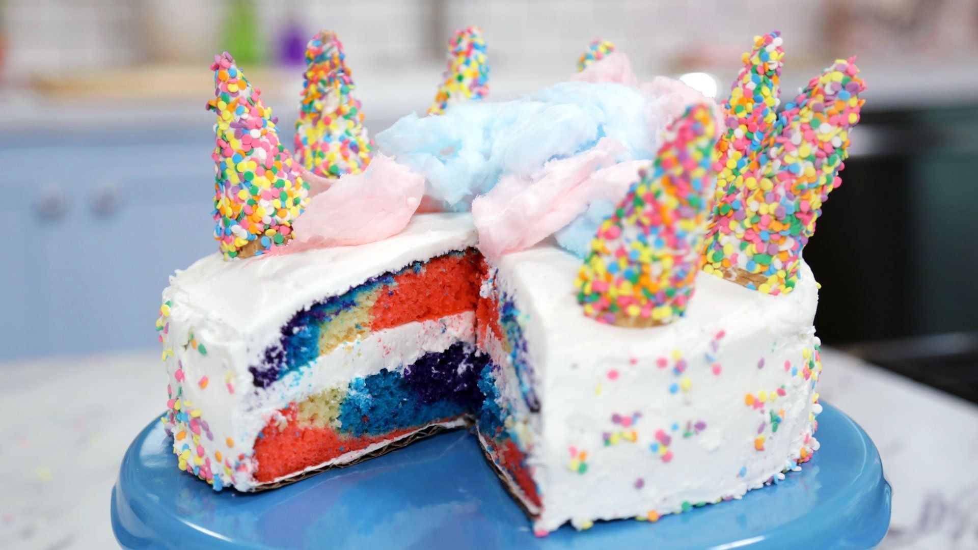 1920x1080 Simple Unicorn Cake Square, Desktop