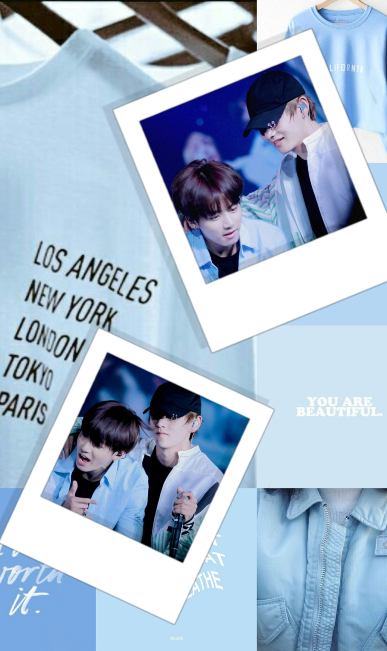 770x1280 light blue, wallpaper, kim taehyung and vkook, Phone