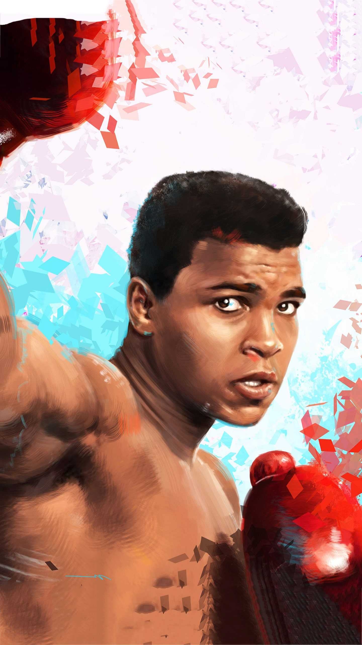 1440x2560 IPhone Muhammad Ali Wallpaper, Phone