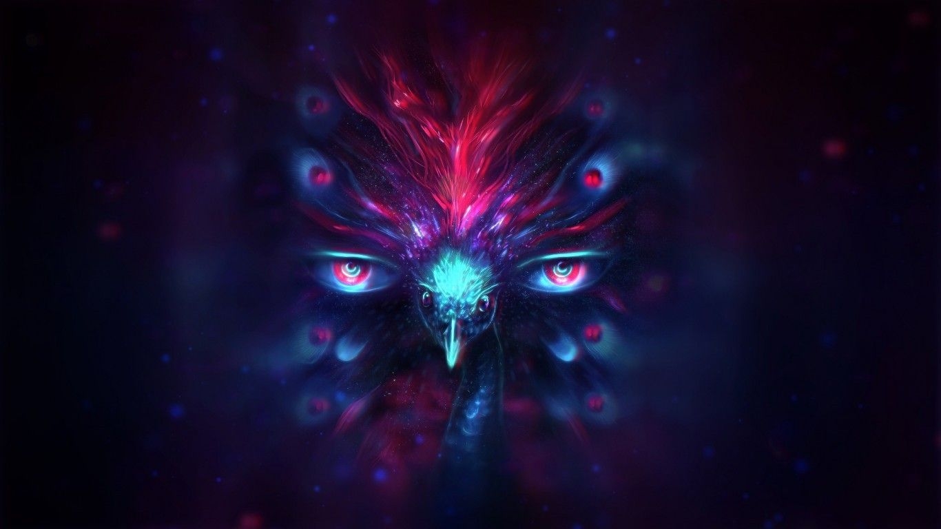 1370x770 Psychedelic Surrealism Desktop Background Kecbio, Desktop