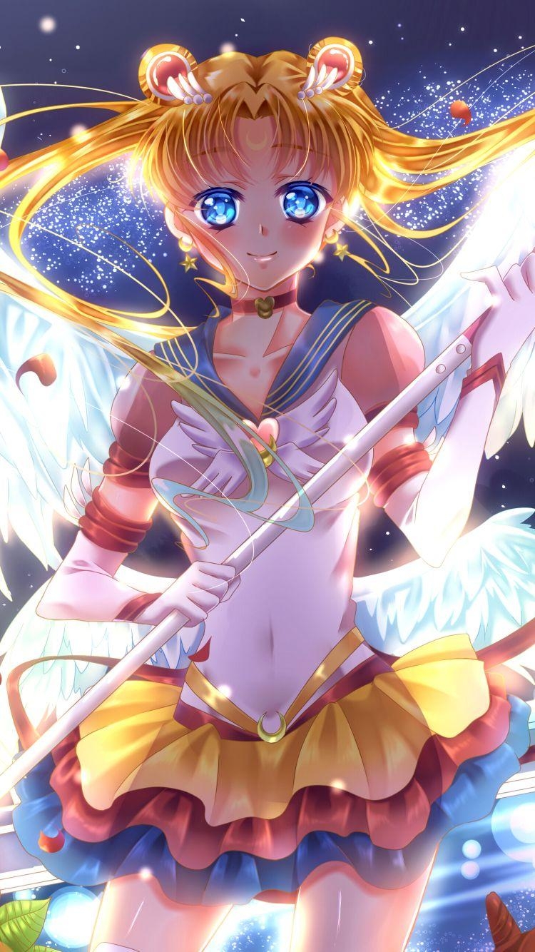 750x1340 Anime Sailor Moon () Wallpaper, Phone