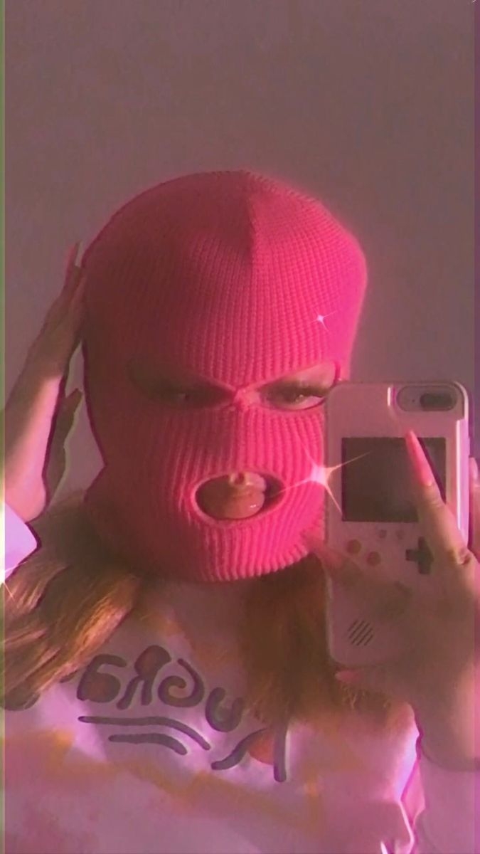 680x1200 Pink Ski Mask, Phone