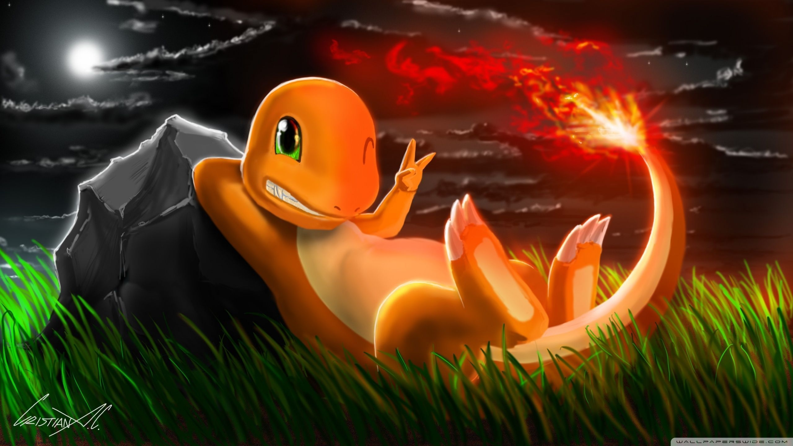 2560x1440 Pokemon Charmander Wallpaper, HD Pokemon Charmander Background on WallpaperBat, Desktop