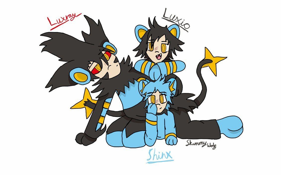 1140x710 manga: shinx, luxio and luxray, Desktop