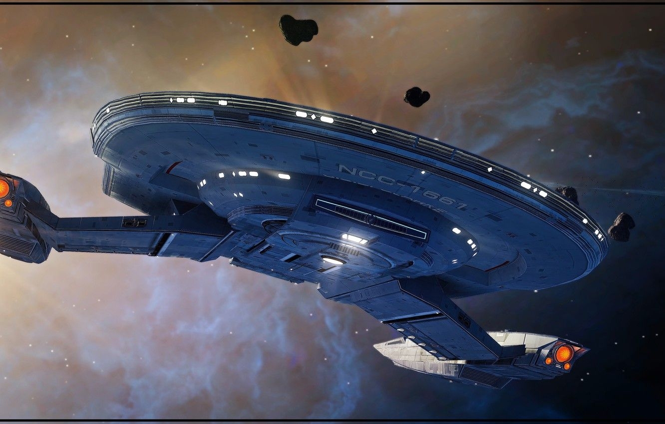 1340x850 Photo Wallpaper Ship, Space, Star Trek, Spaceship, HD Wallpaper, Desktop