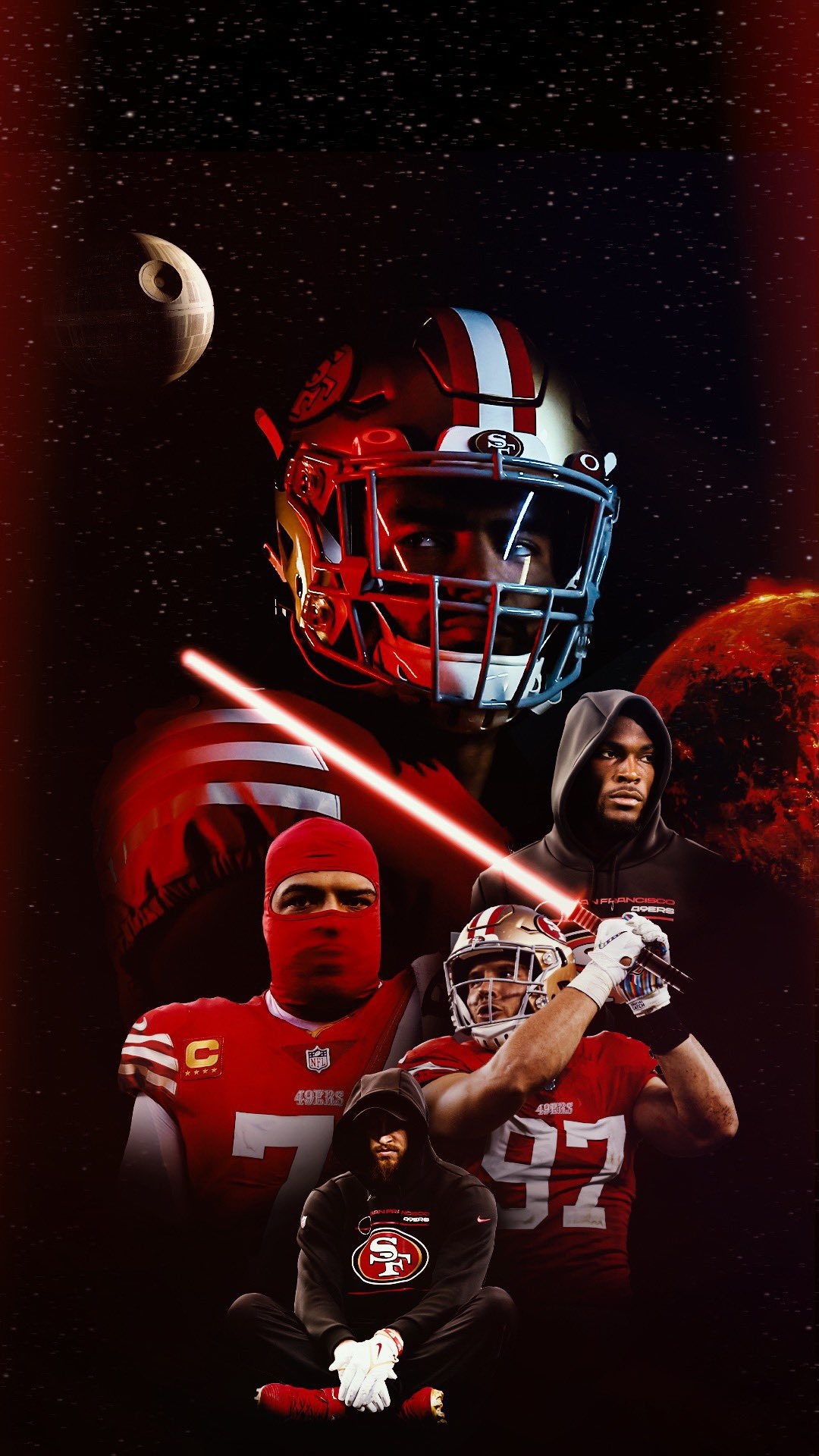 1080x1920 San Francisco 49ers the Fourth (wallpaper) be with you. #MayThe4th x #WallpaperWednesday, Phone