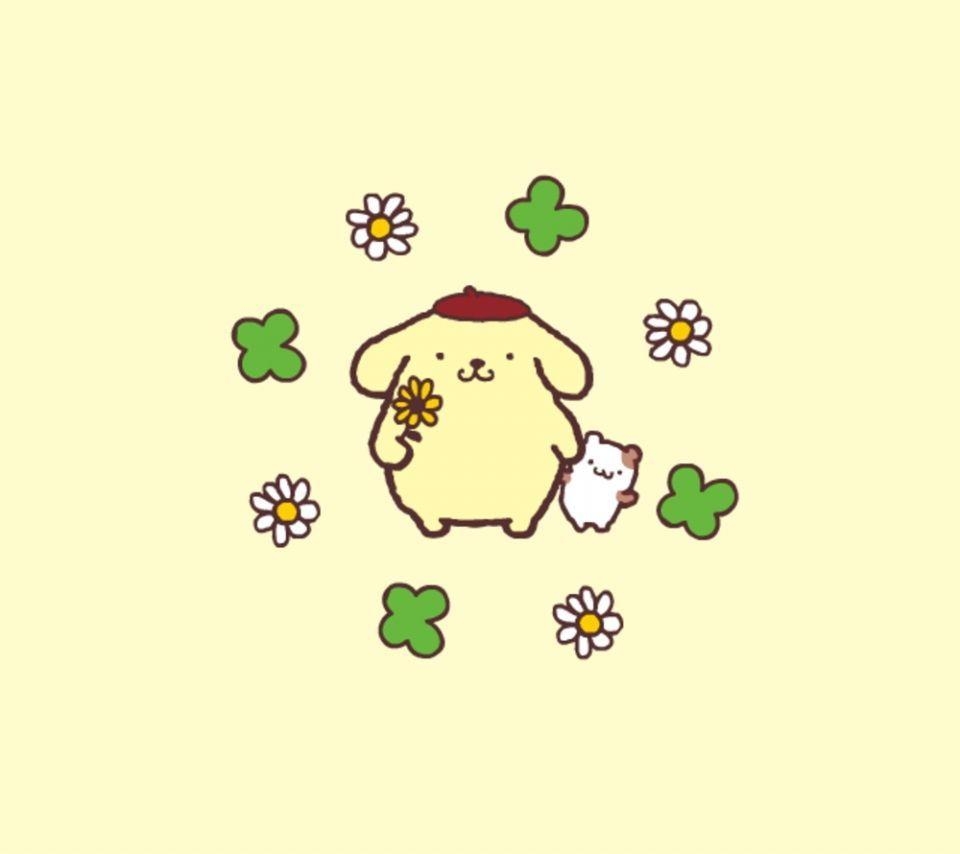 960x860 pom pom purin. CRT. Sanrio, Hello kitty and Rilakkuma, Desktop