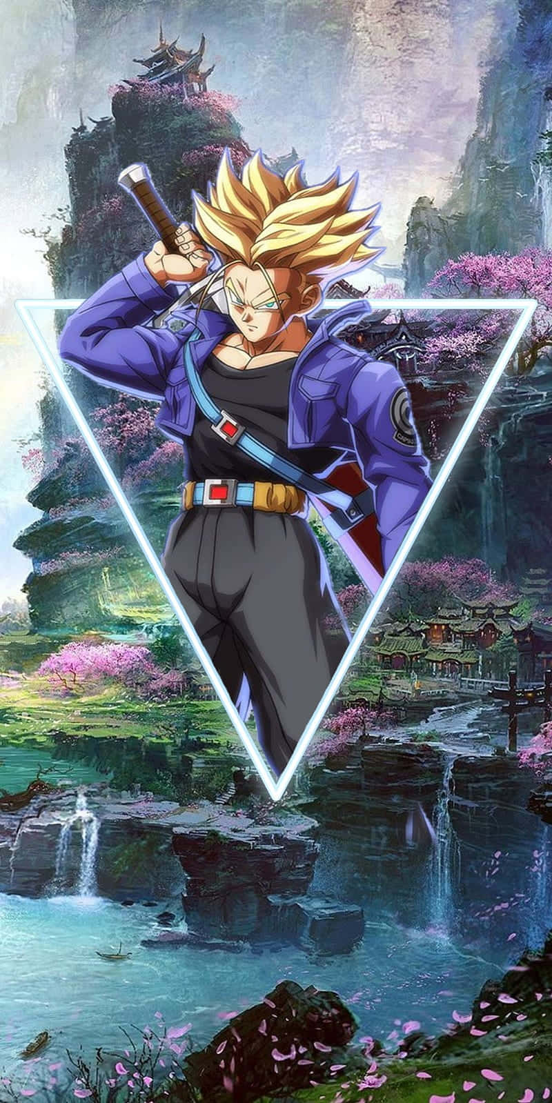 800x1600 Dragon Ball Z Trunks Wallpaper, Phone