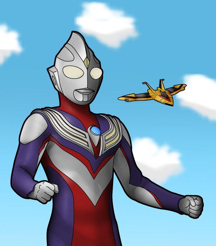 840x960 Ultraman Tiga Anime Image Board, Phone