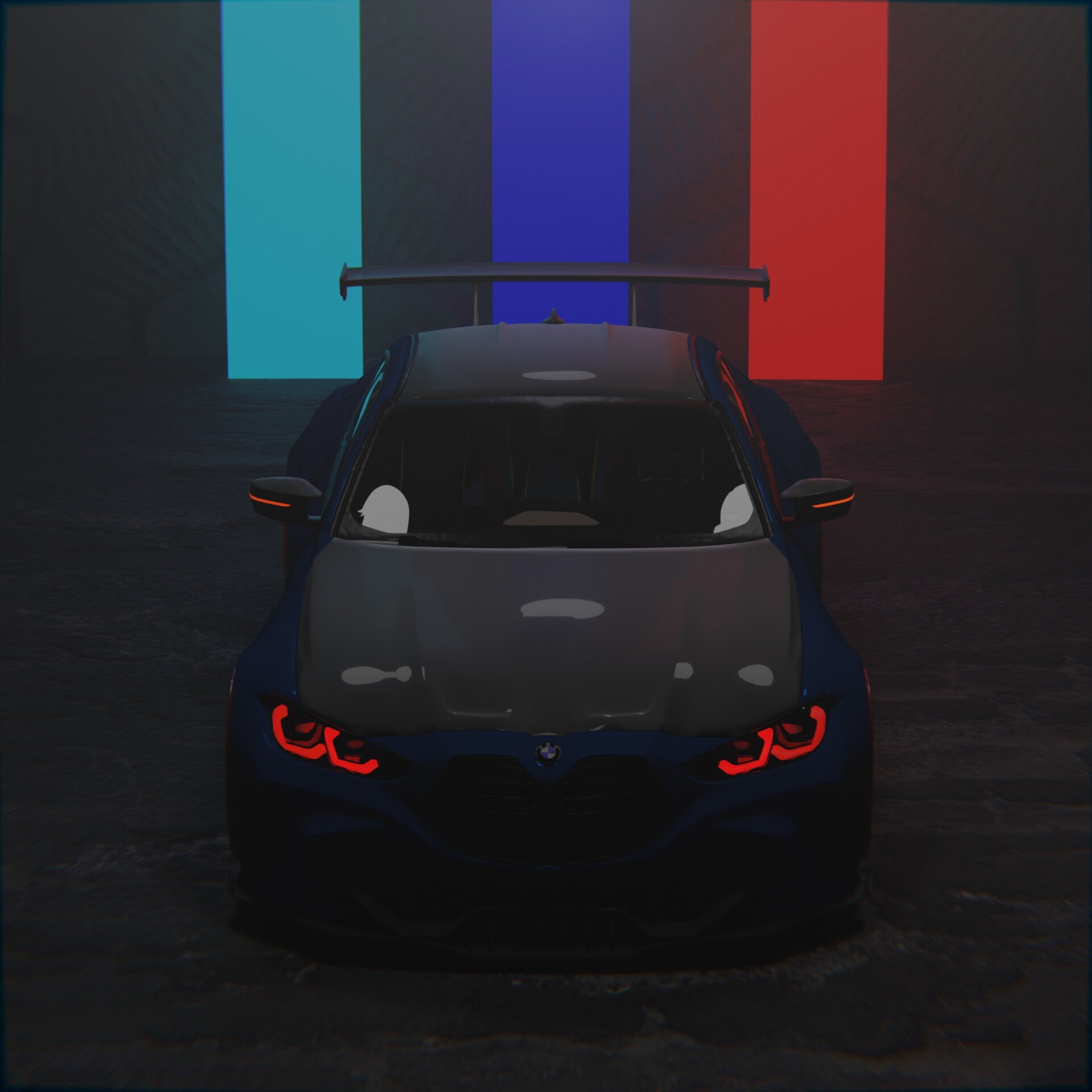 1920x1920 BMW M4 Demon Eyes, Phone