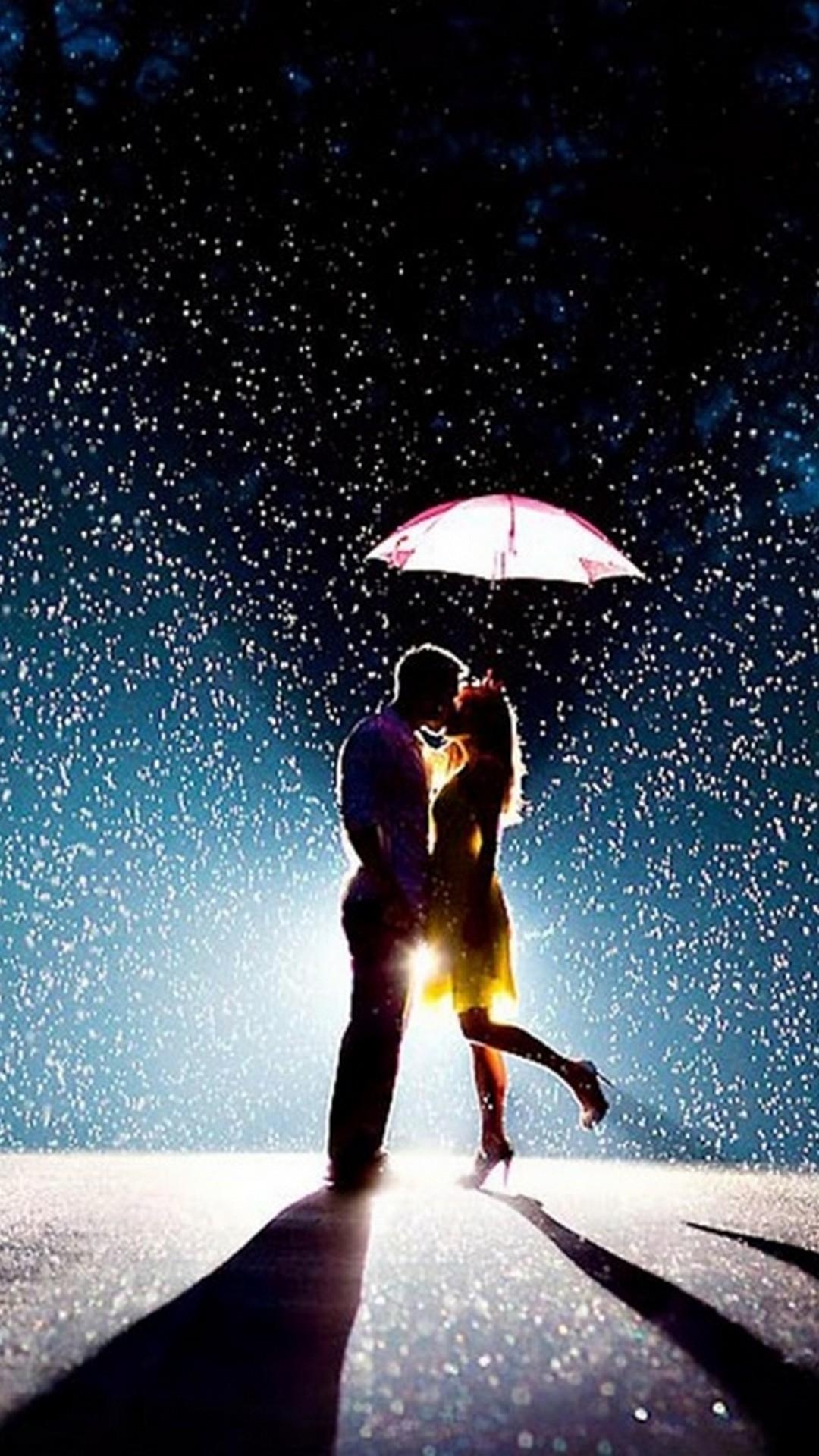 1080x1920 Free download Romantic Love Couple in Rain iPhone wallpaper 2019, Phone