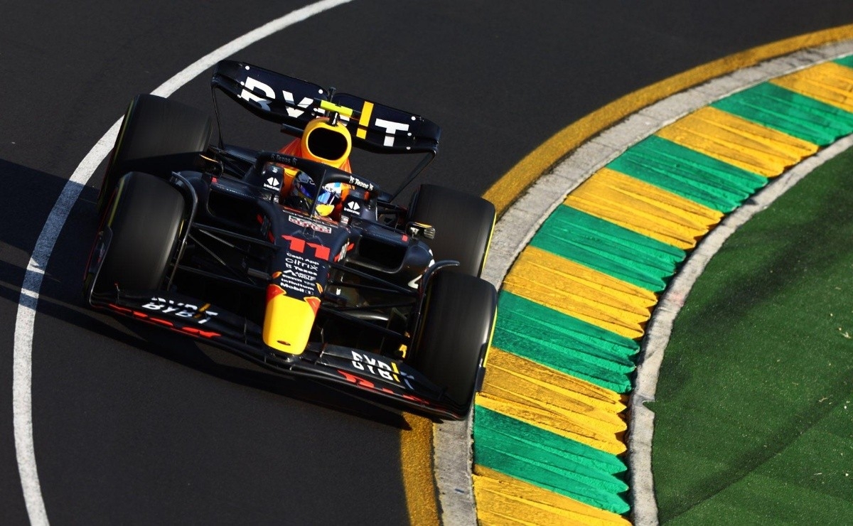 1200x740 F1: Sergio Pérez climbs to his first podium of 2022 after finishing second in the Australian GP, Desktop