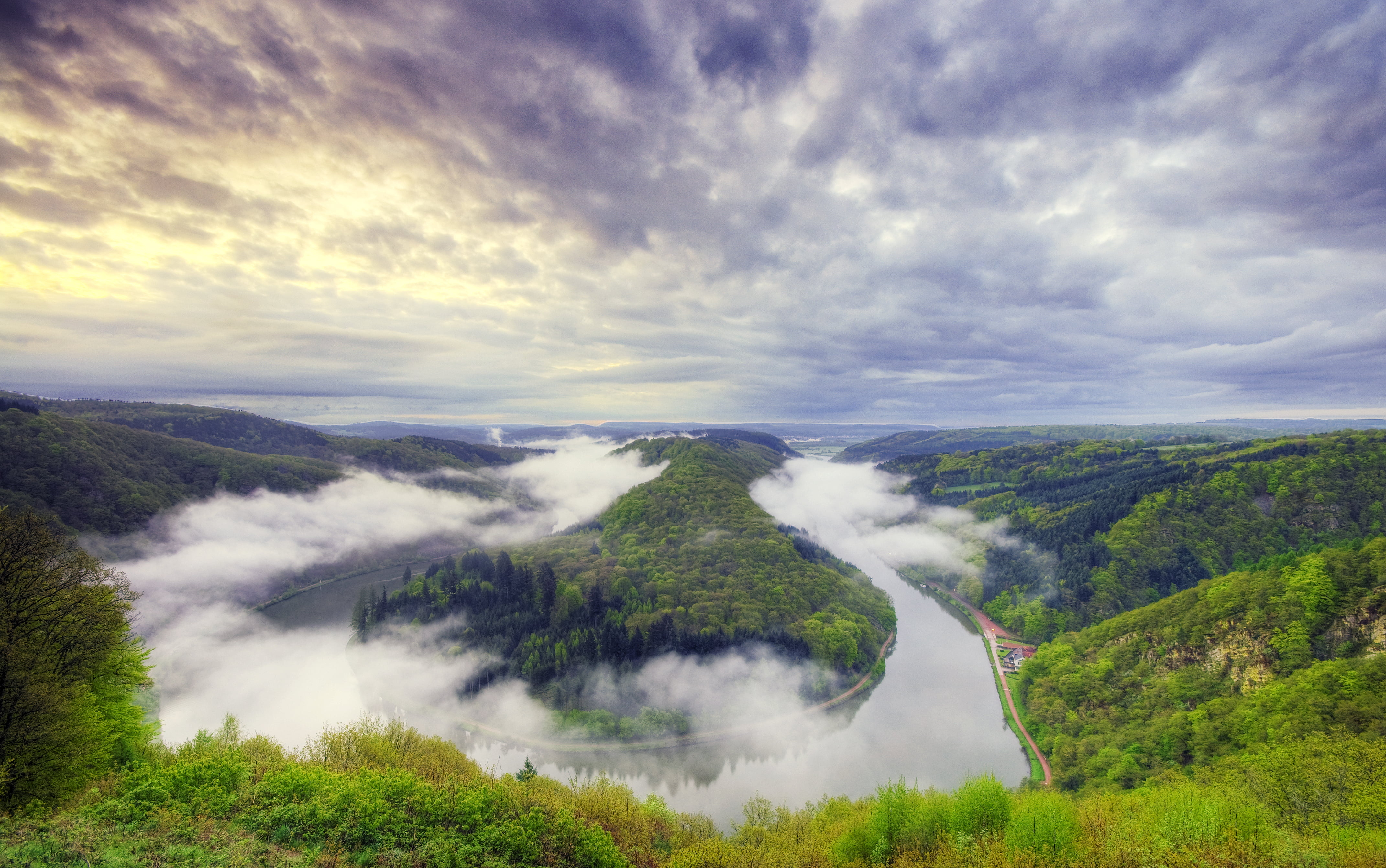 4290x2690 WallpaperMISC River Saar HD Wallpaper Free TOP High Quality, Desktop