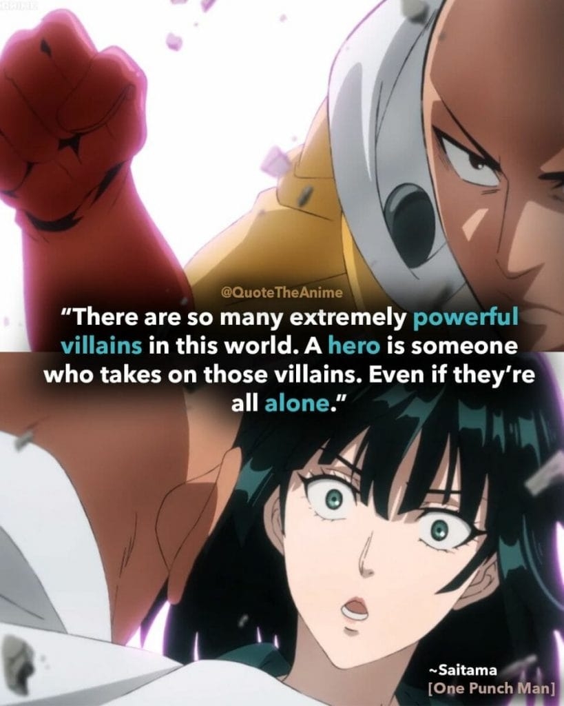 820x1030 POWERFUL One Punch Man Quotes (Wallpaper), Phone