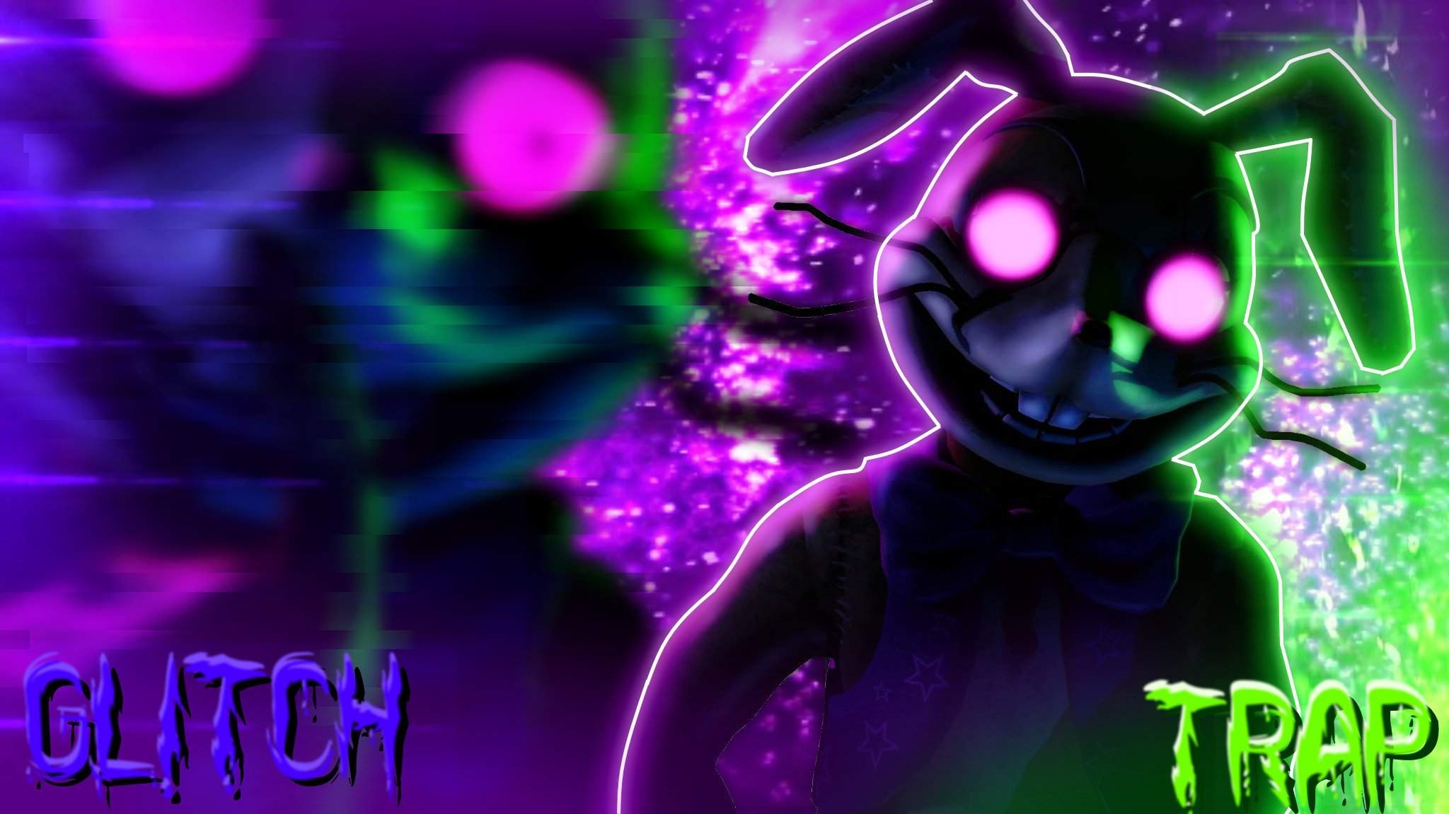 2050x1160 Glitchtrap Wallpaper and other Foxy things. Five Nights At Freddy's Amino, Desktop