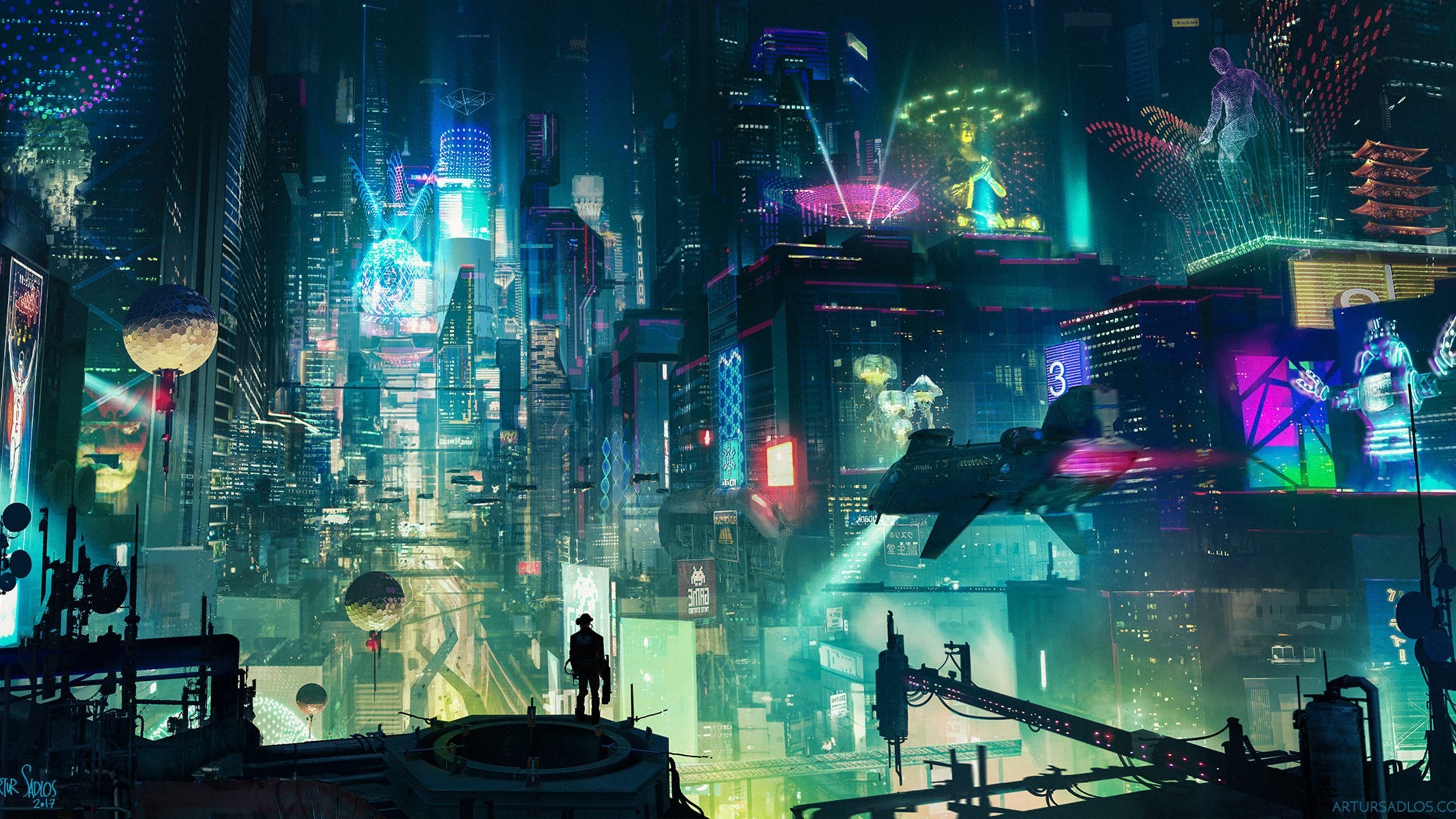 2560x1440 Cyberpunk Desktop Wallpaper Free Cyberpunk Desktop Background, Desktop