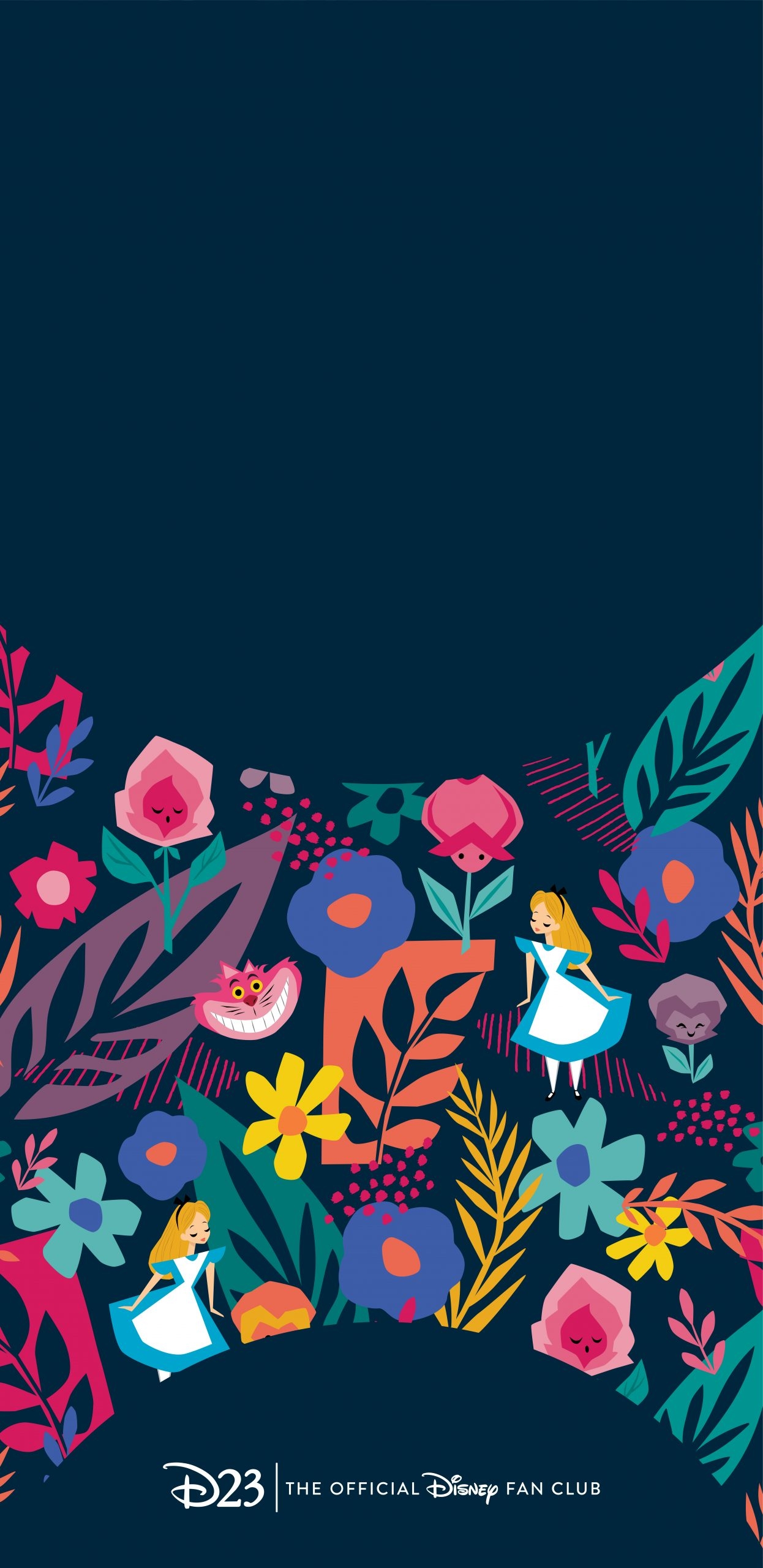 1250x2560 Upgrade Your Phone With These Gorgeous 'Alice in Wonderland' Disney Wallpaper!. the disney food blog, Phone