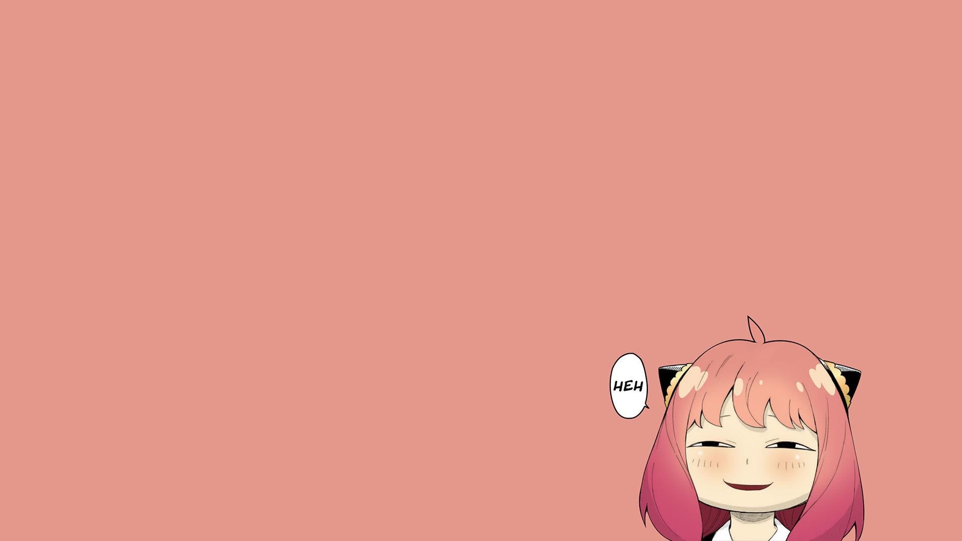 1920x1080 Anya 'Heh' wallpaper enlarged to desktop size, Desktop