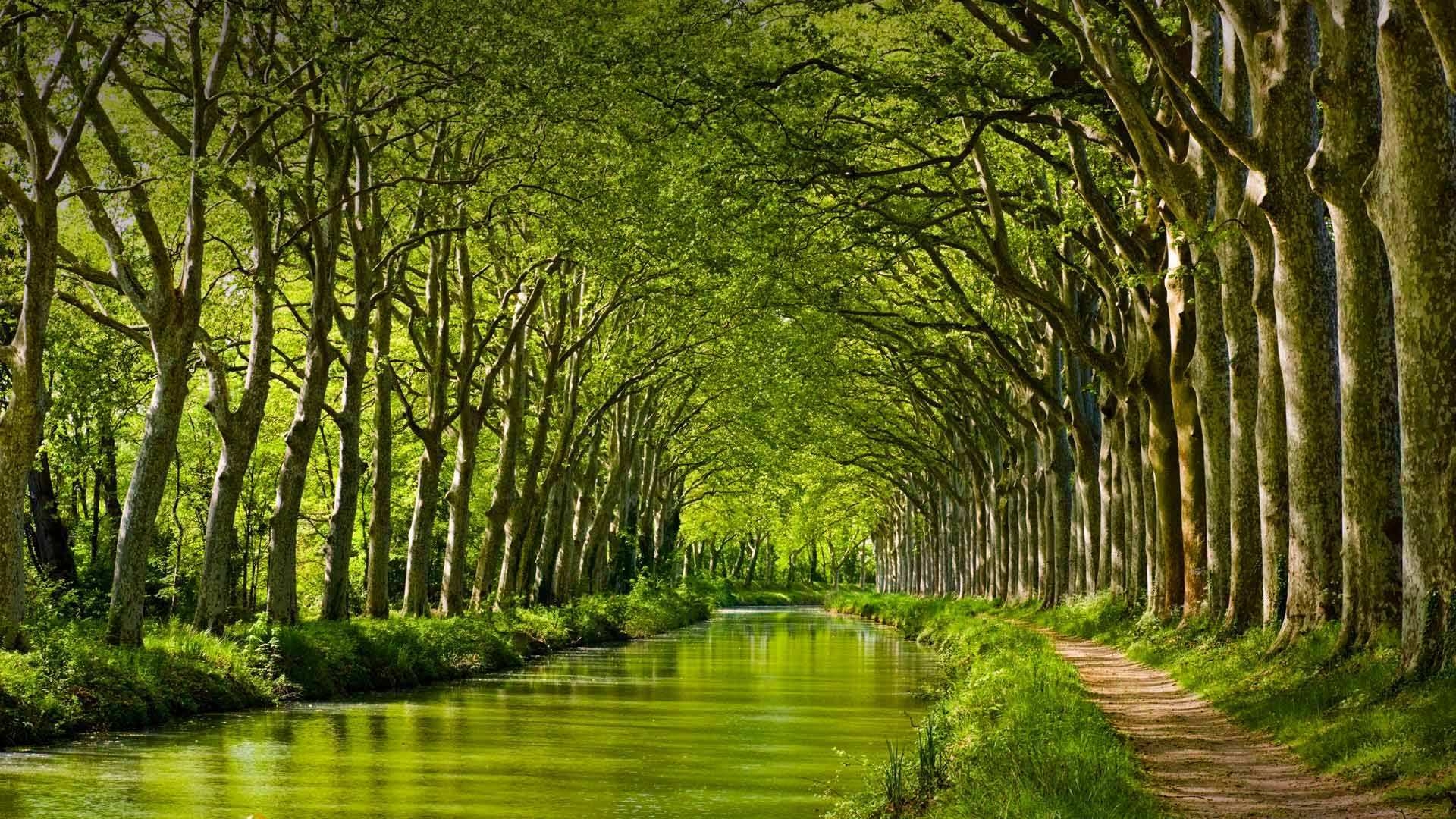 1920x1080 Canal Du Midi Toulouse, Desktop