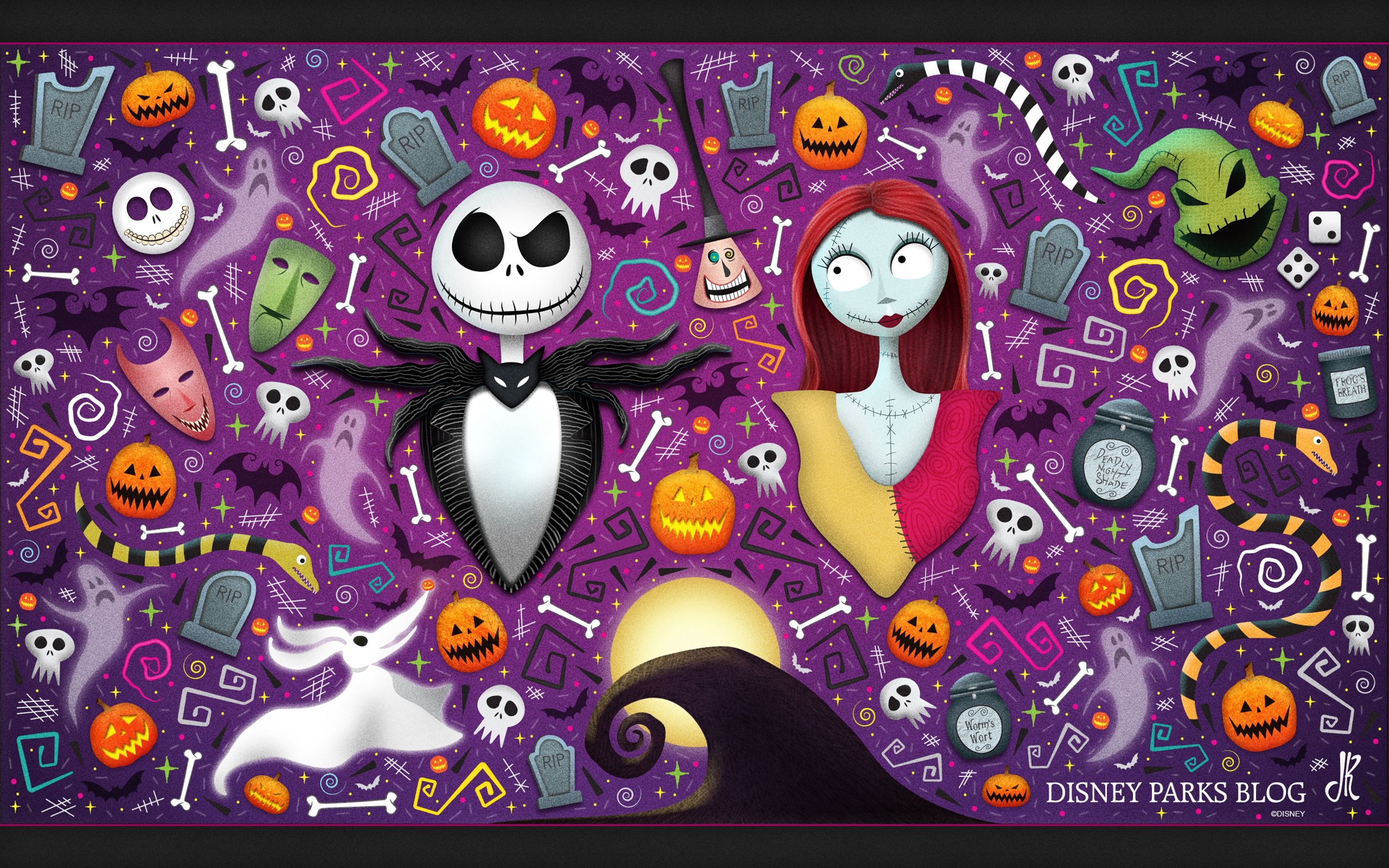 2880x1800 Tim Burton's The Nightmare Before Christmas Wallpaper, Desktop