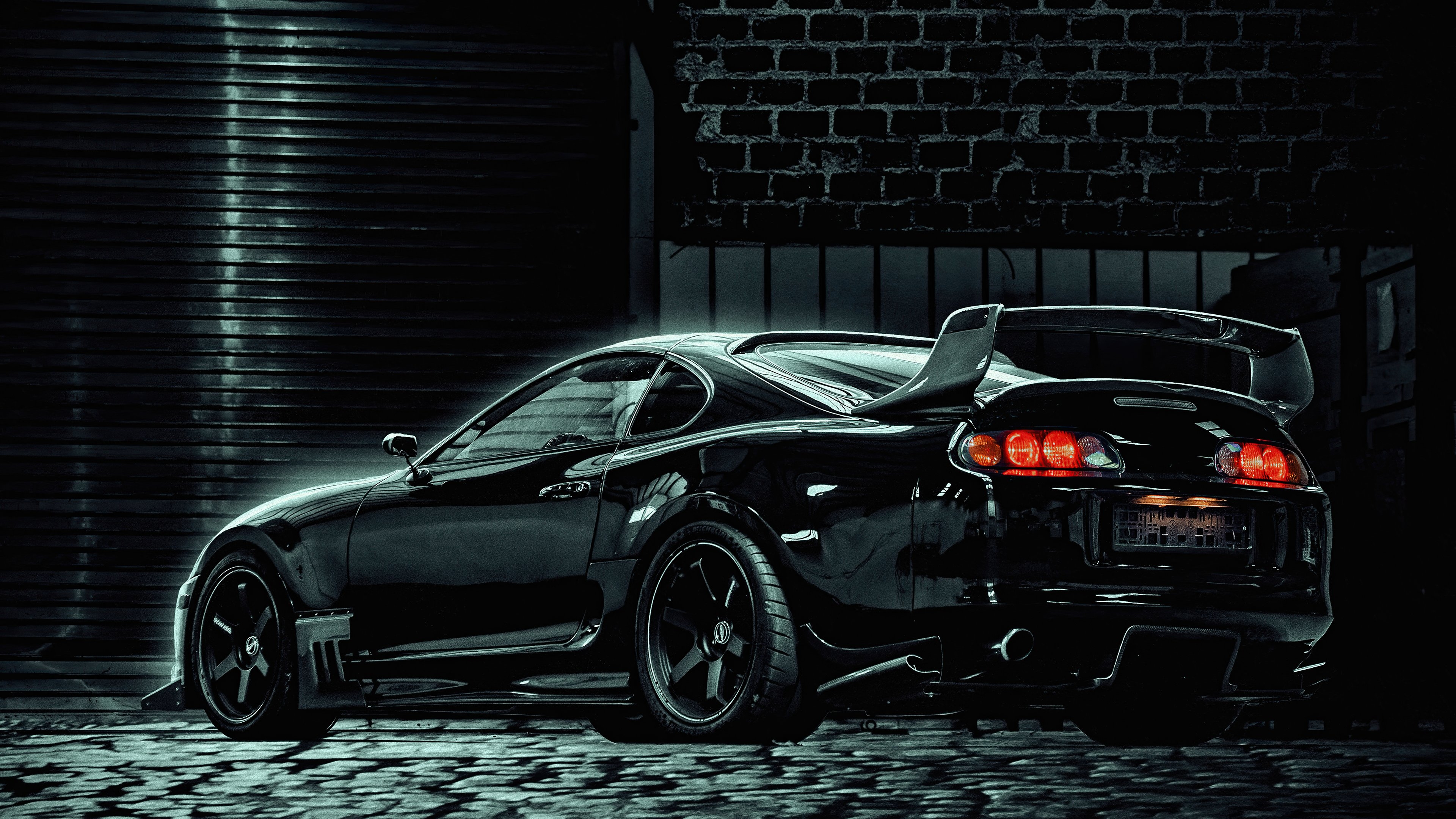 3840x2160 Toyota Supra Black 4k, HD Cars, 4k Wallpaper, Image, Background, Photo and Picture, Desktop