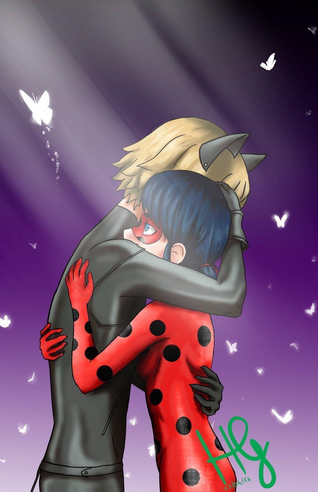 1030x1590 Ladybug and Chat Noir Wallpaper, Phone