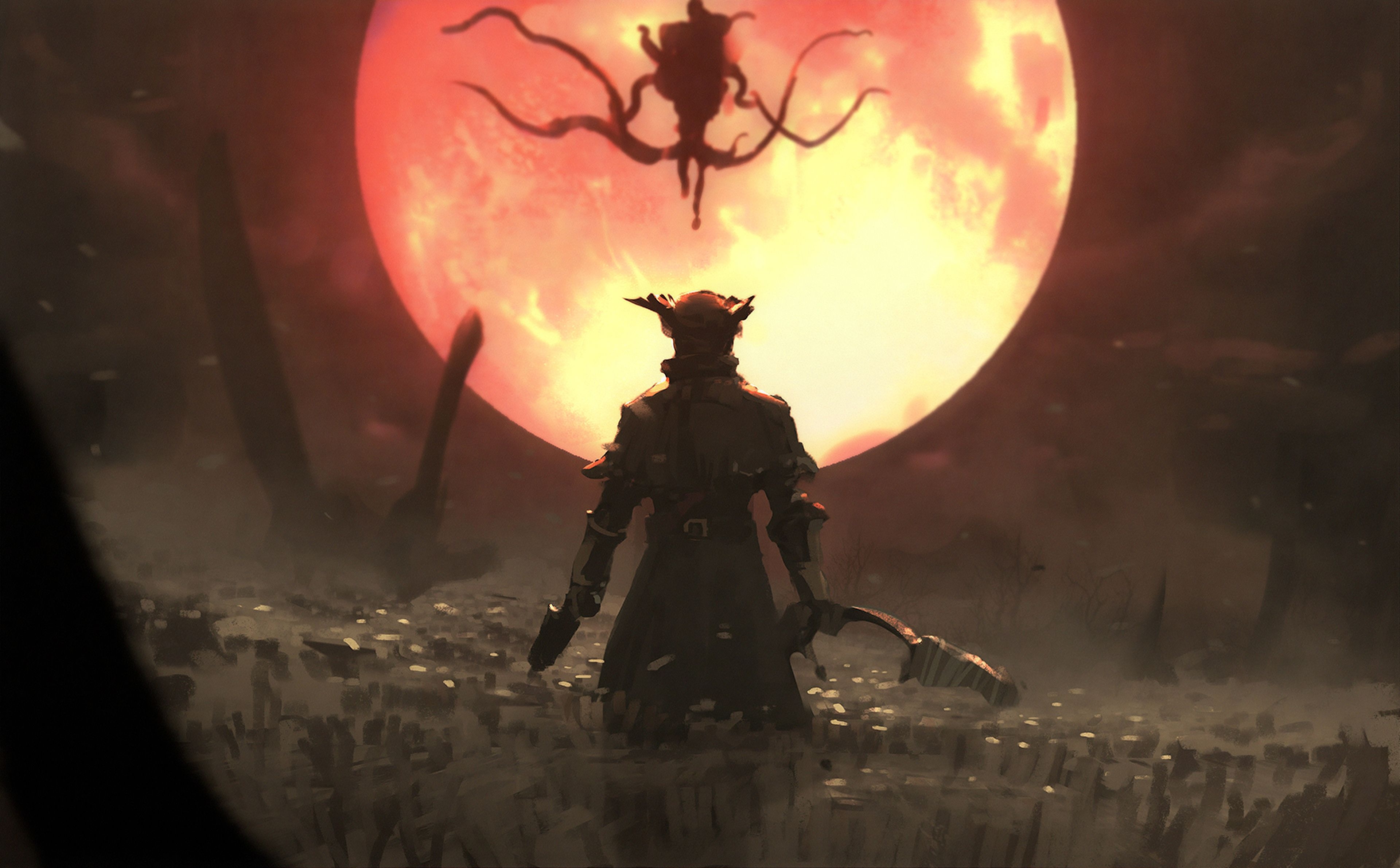 3840x2390 Bloodborne Game iPhone XS, iPhone iPhone X Wallpaper, HD Games 4K Wallpaper, Image, Photo and Background, Desktop