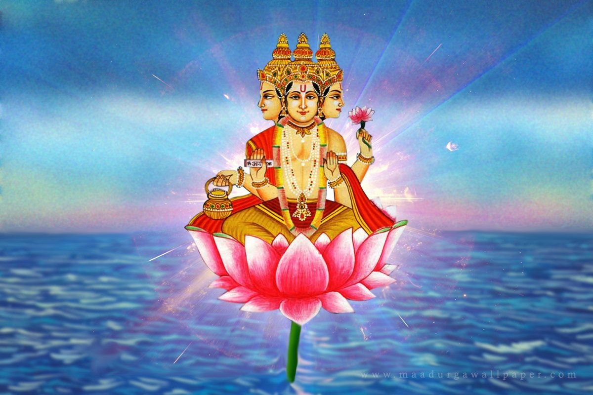 1200x800 What Tilak or Namam does Lord Brahma have on His forehead? Stack Exchange, Desktop