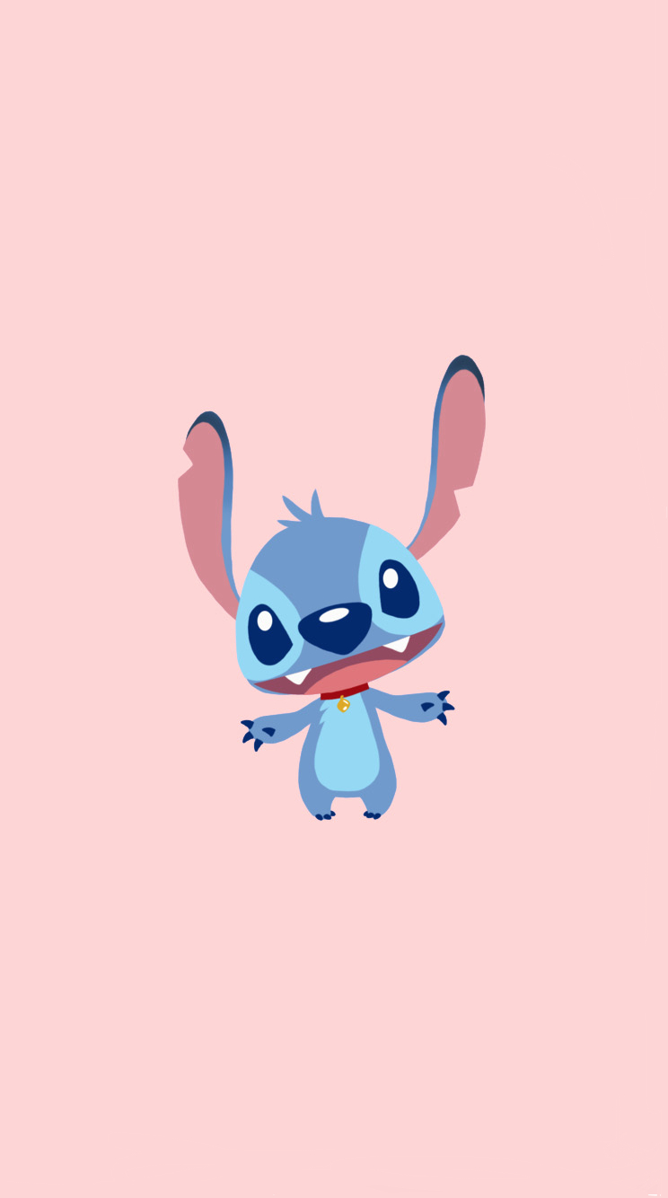 750x1340 Latest Cute Wallpaper Stitch Pink, Phone