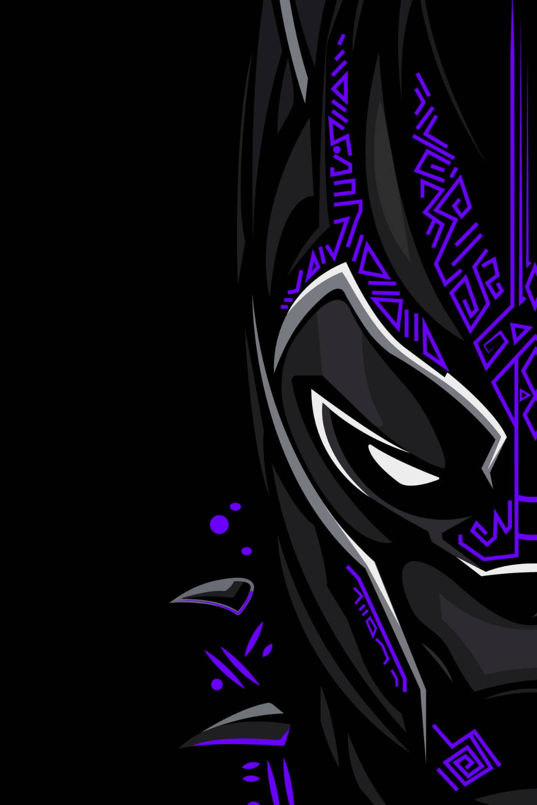 1060x1590 Black Panther iPhone 4s Wallpaper, Phone