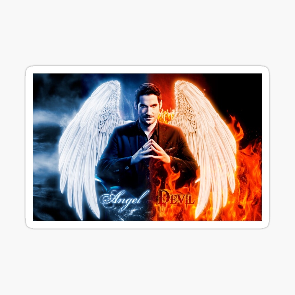 1000x1000 Lucifer or Devil? Poster, Phone