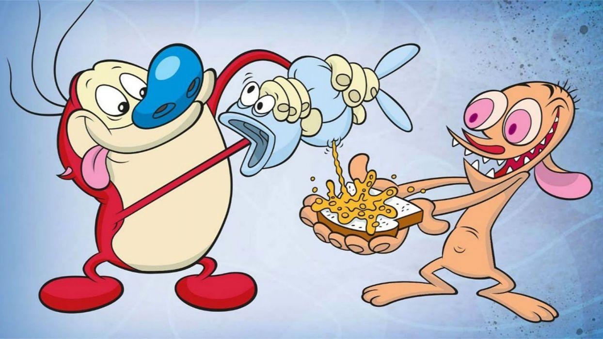 1250x700 REN STIMPY animated animation cartoon comedy humor funny 1stimpy, Desktop