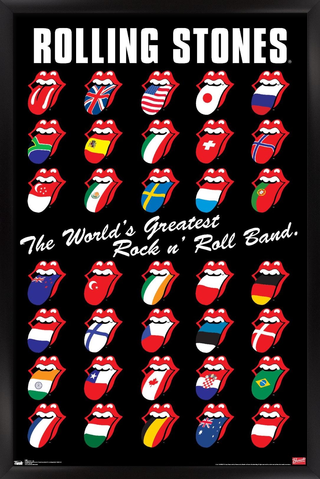 1090x1630 Rolling Stones 14x22 Poster, Phone