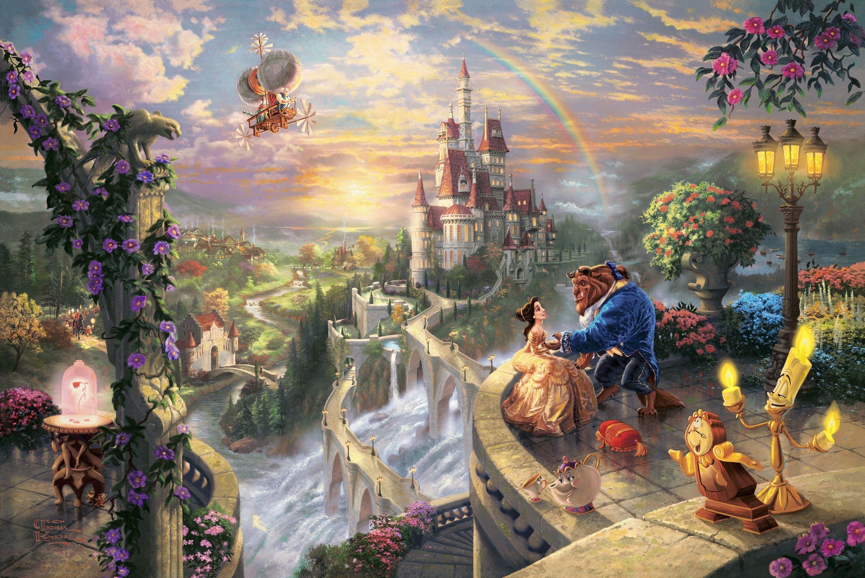 3000x2010 Beauty And The Beast (1991) HD Wallpaper and Background Image, Desktop