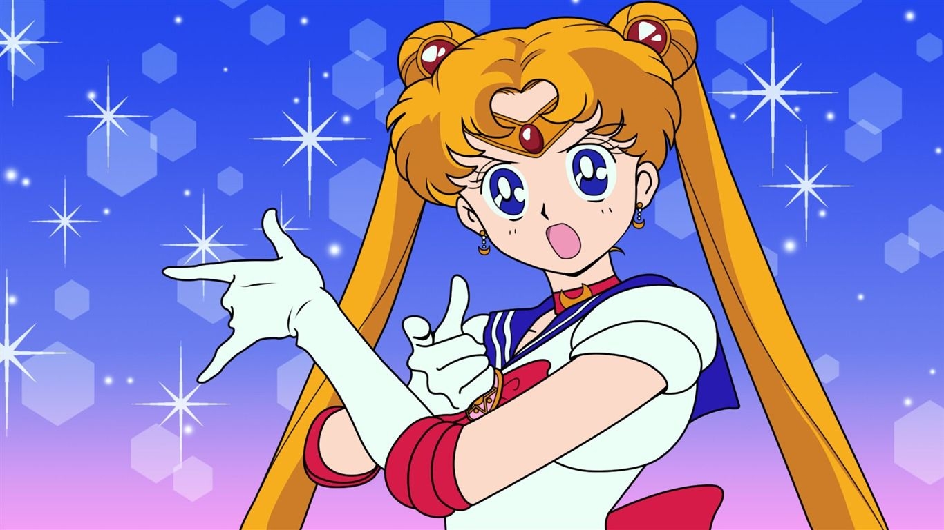 1370x770 Sailor Moon Anime HD Desktop Wallpaper Moon Laptop, Desktop