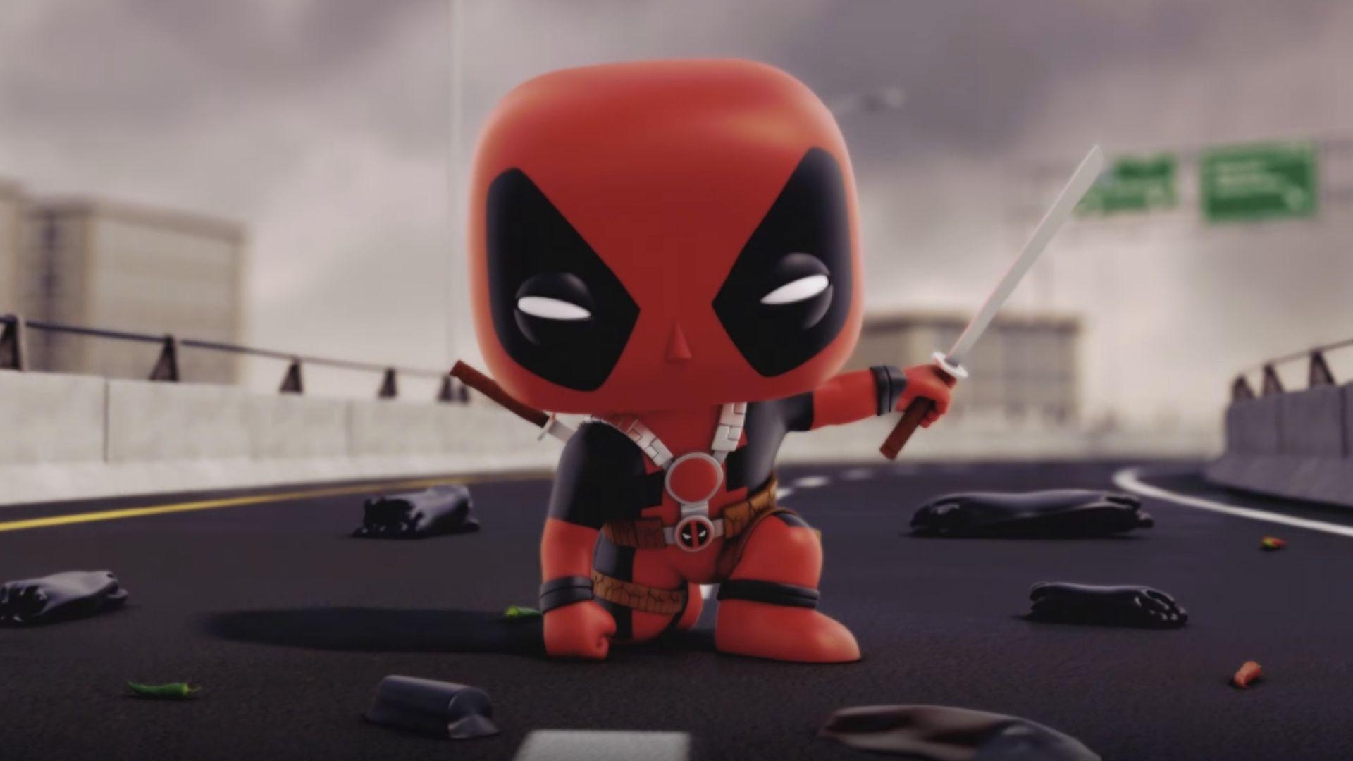 1920x1080 Deadpool Battles Venom in Final Marvel Funko Animated Short, Desktop