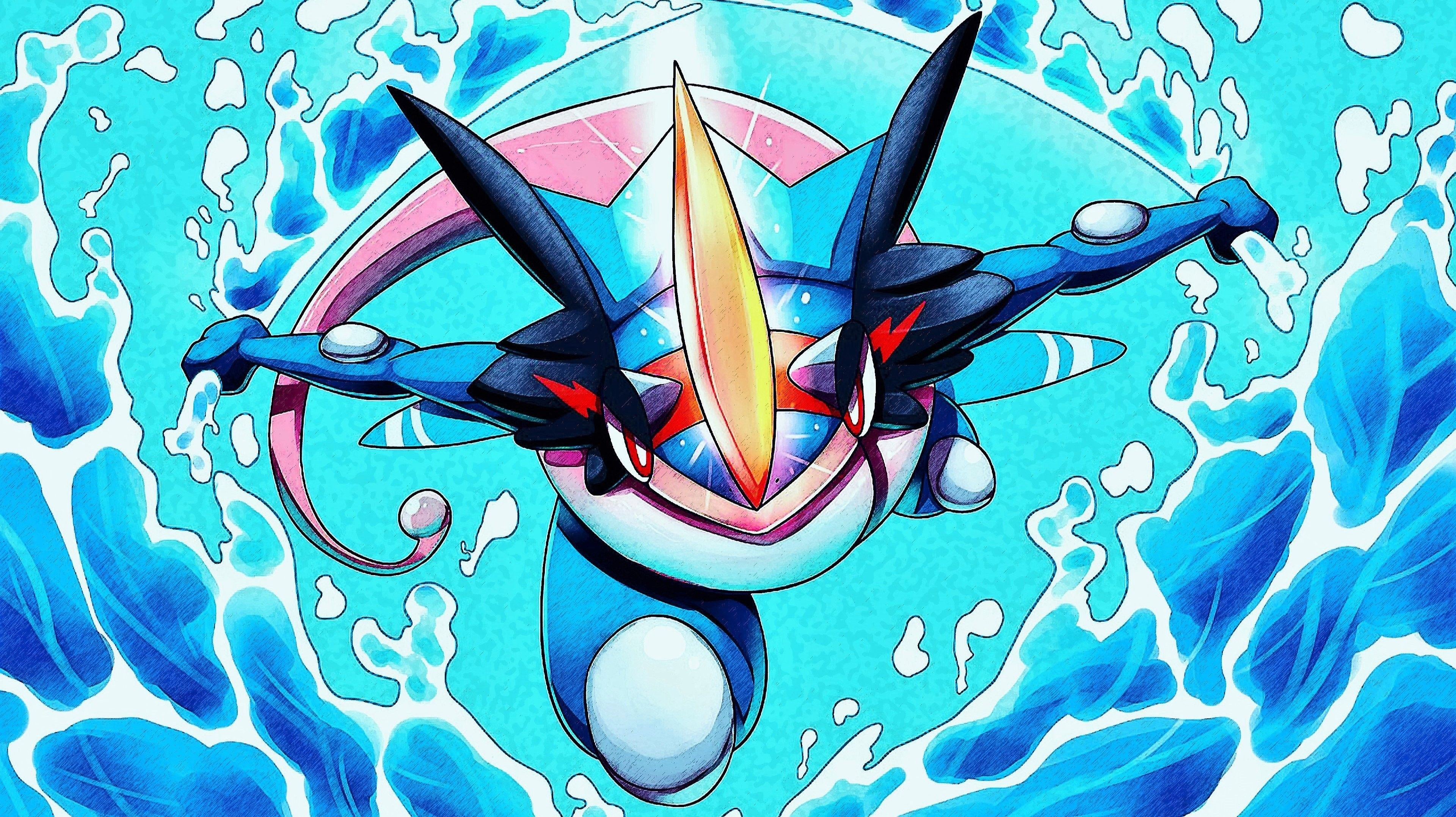 3840x2160 Ash Greninja Wallpaper, Desktop