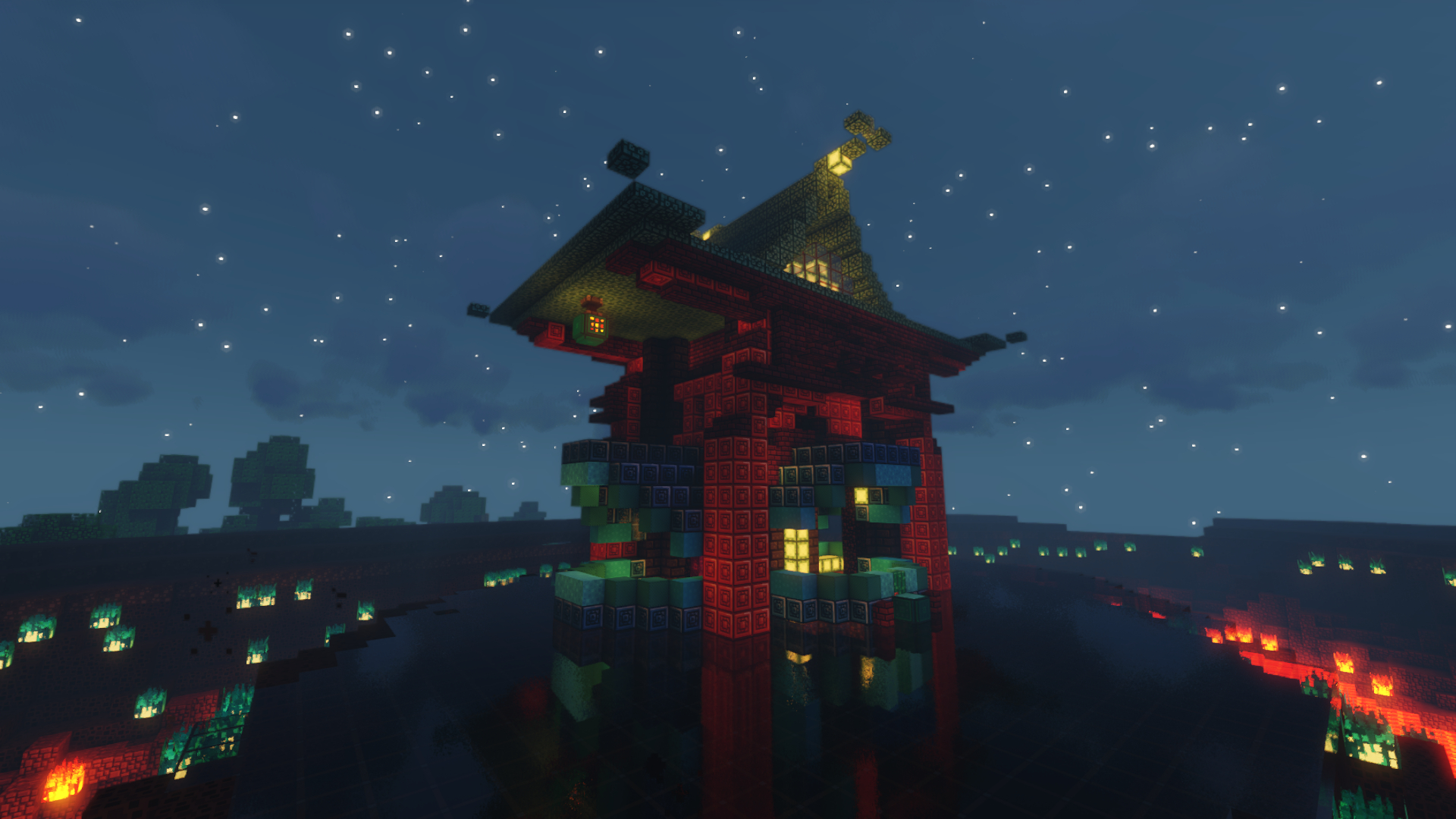 1920x1080 I recreated sakuna's domain expansion in Minecraft, Desktop