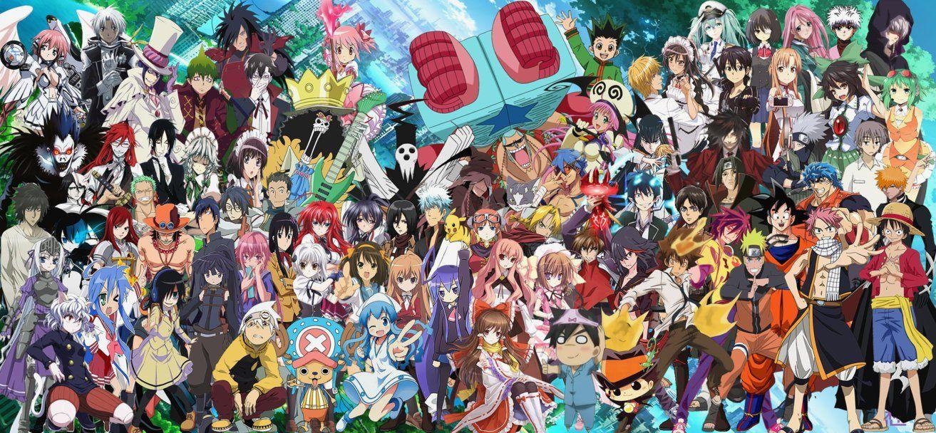 1320x610 Anime Characters Wallpaper Free Anime Characters, Dual Screen