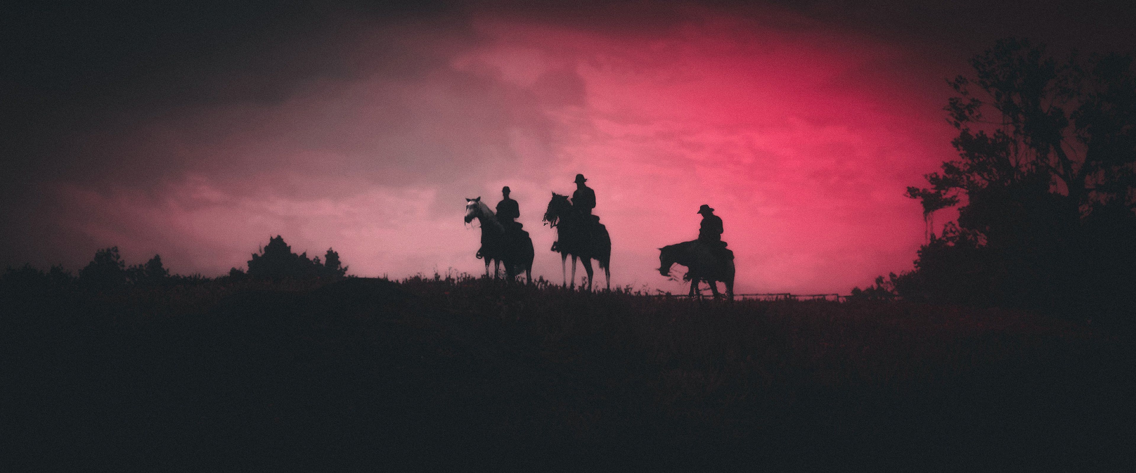 3840x1610 4k Wallpaper Red Dead Redemption 2, Dual Screen