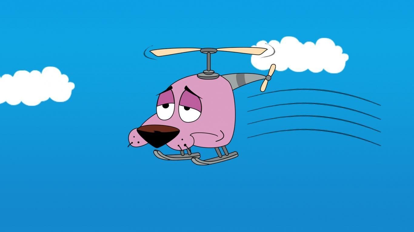 1370x770 Courage The Cowardly Dog, Desktop