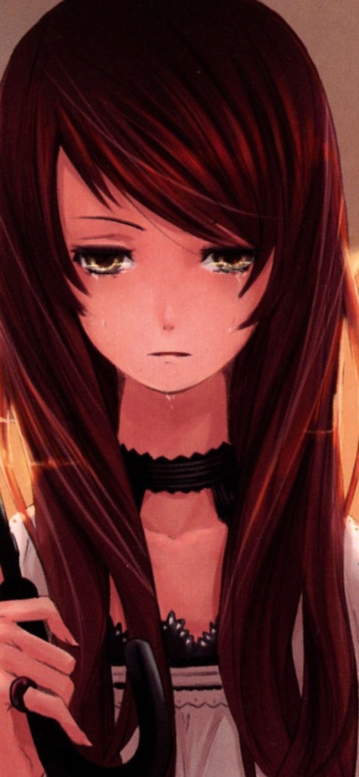 1250x2690 14++ Sad Anime Girl Wallpaper In HD, Phone