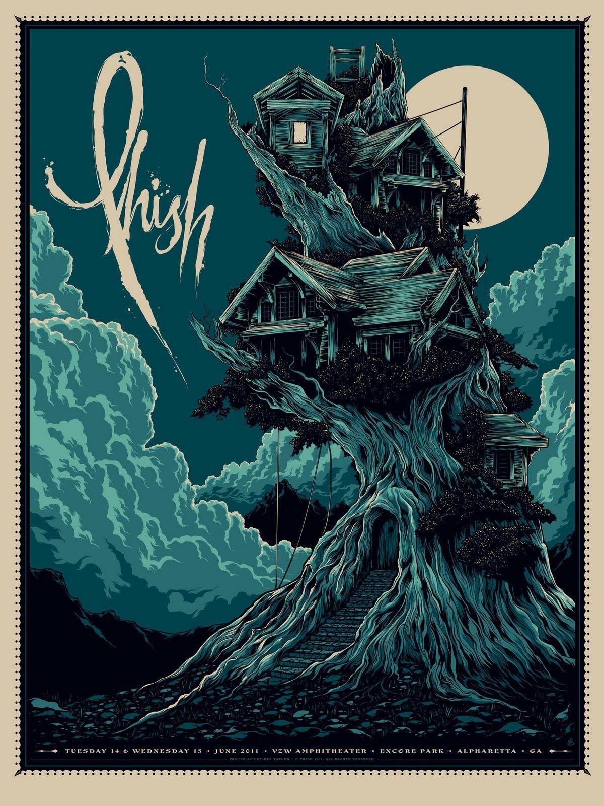 1200x1600 INSIDE THE ROCK POSTER FRAME BLOG: Tonights Phish Poster, Phone