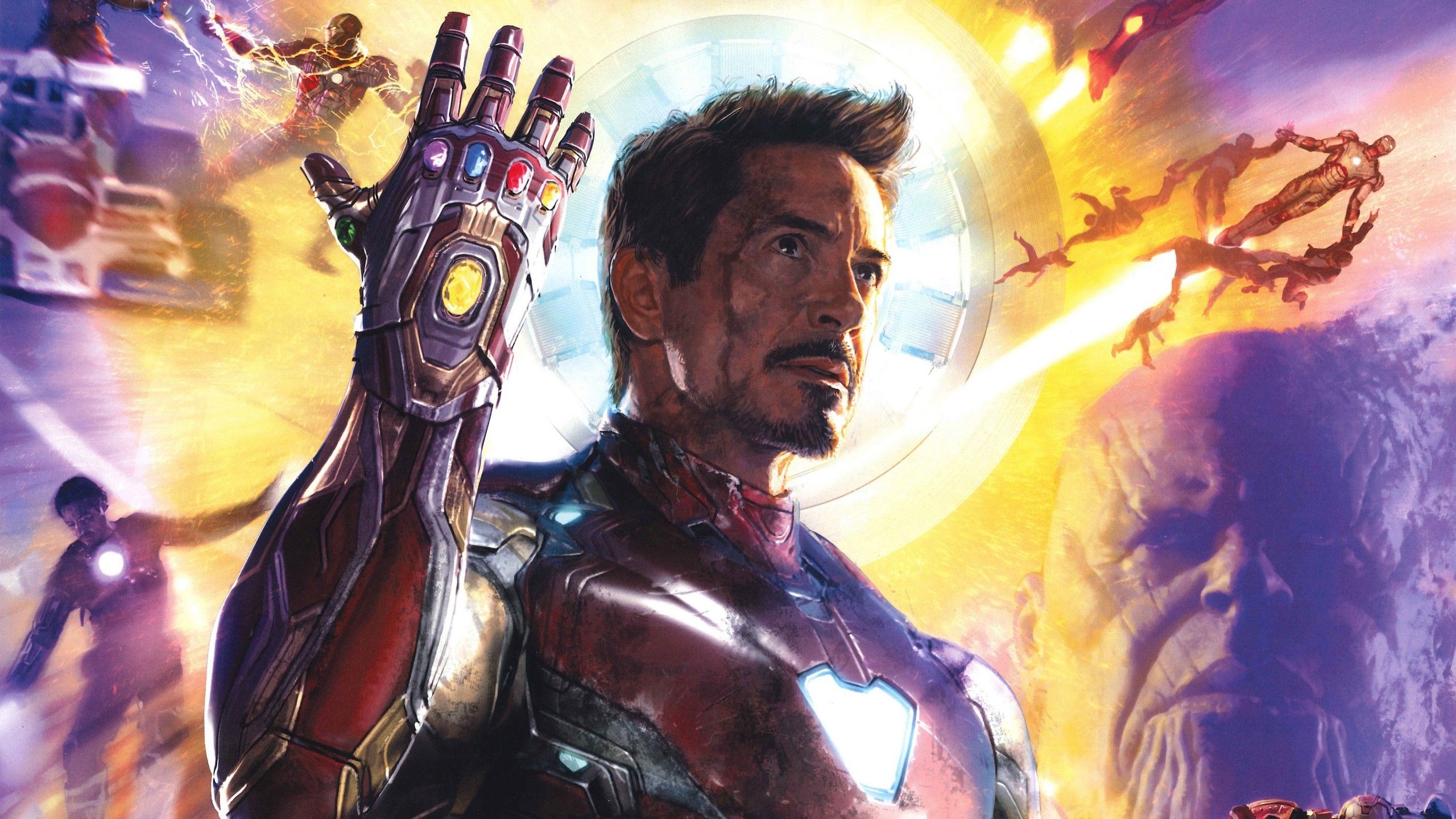 2560x1440 Iron Man Tony Stark 4K HD Avengers Endgame Wallpaper, Desktop