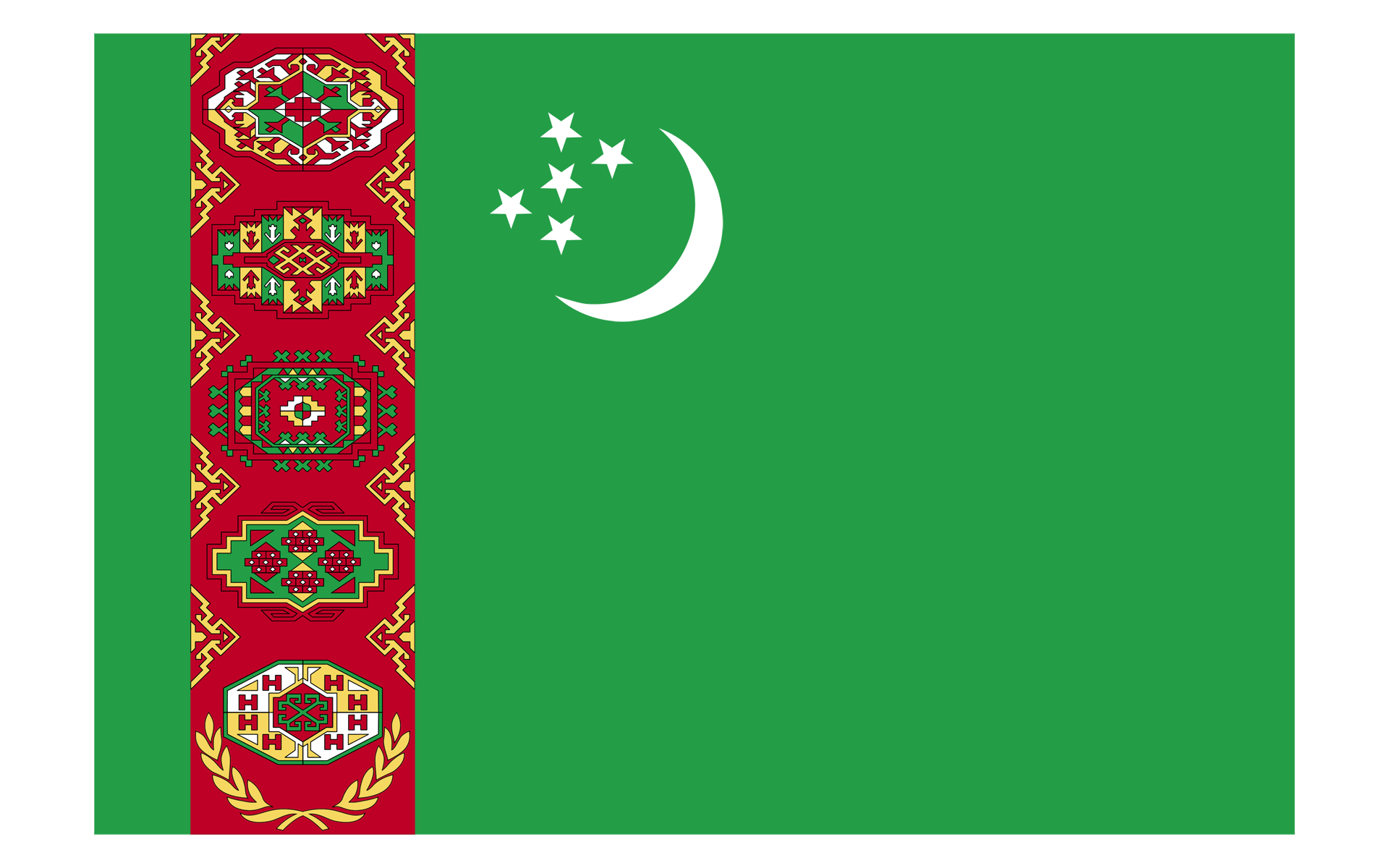 1920x1200 turkmenistan. flag. Asia, Flag, Desktop