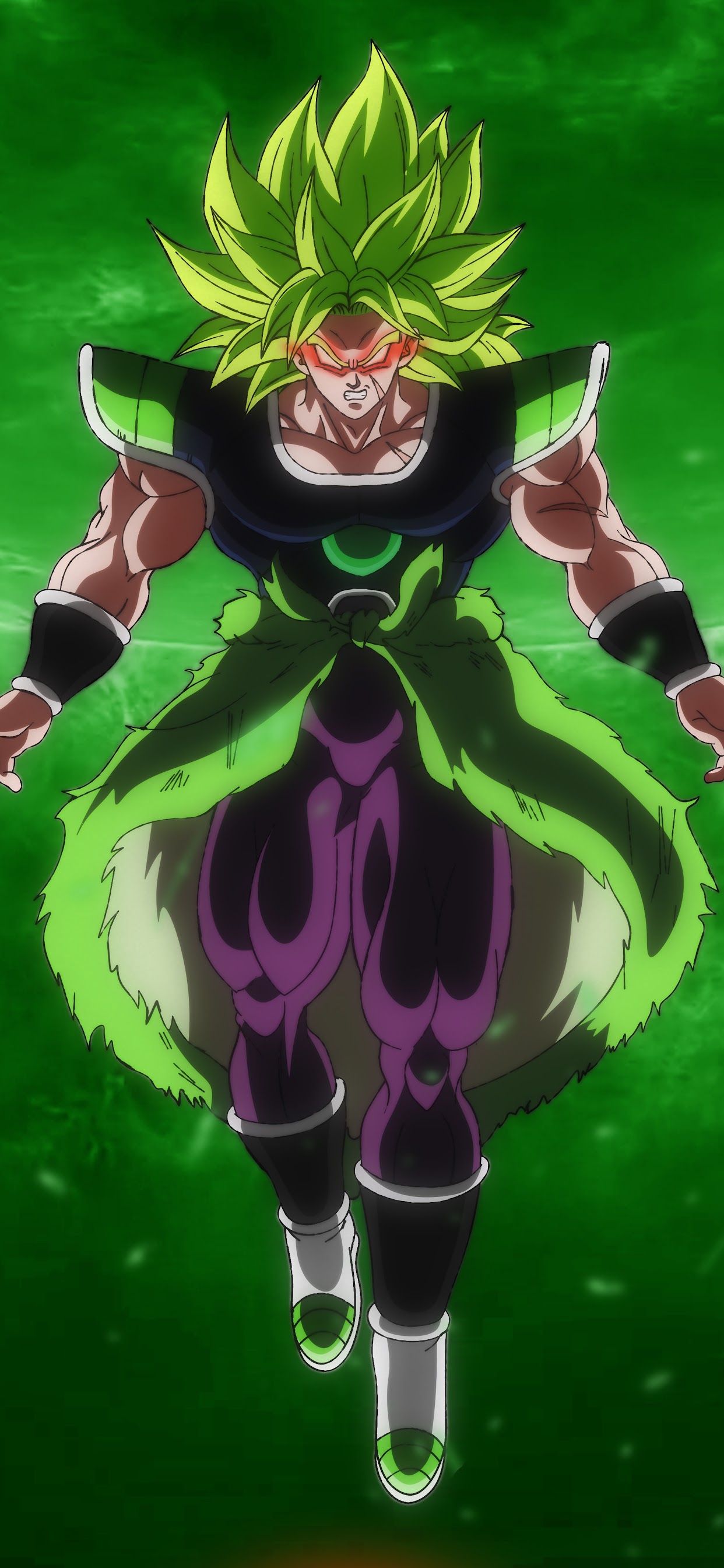 1250x2690 Dragon Ball Super: Broly Legendary Super Saiyan 8K Wallpaper, Phone