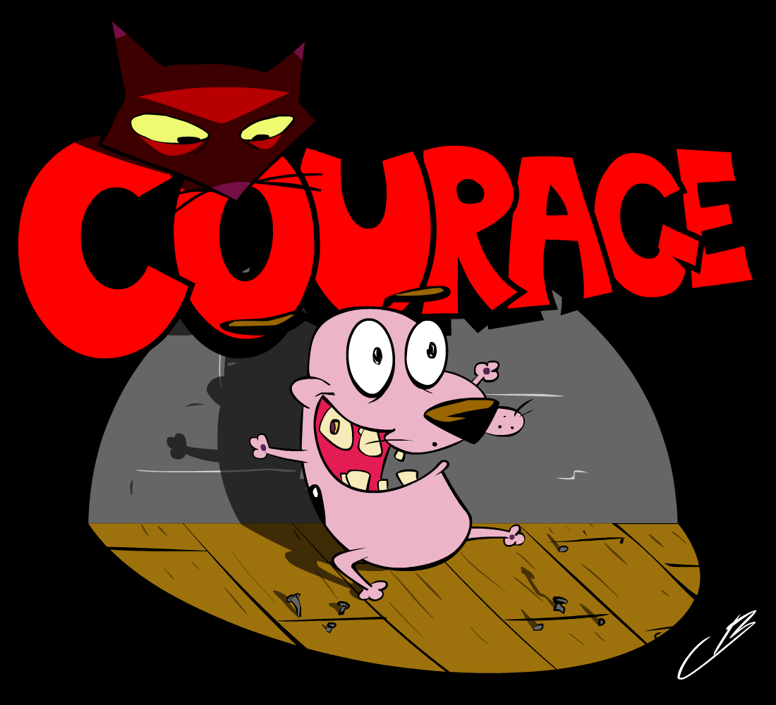 1100x1000 Courage the Cowardly Dog. Shows of Then & Now. Cartoon, Desktop