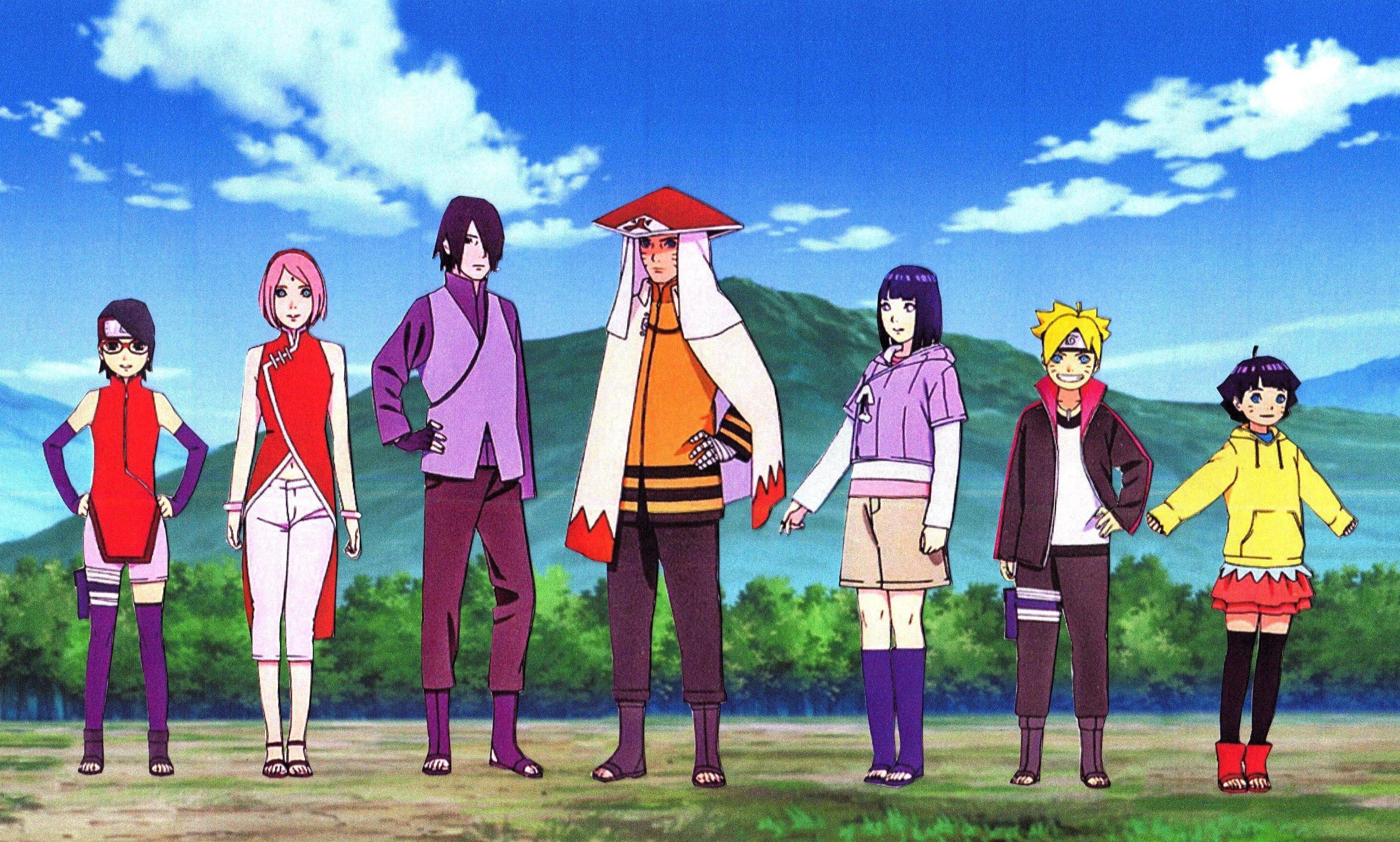 2910x1750 Naruto And Hinata Family Wallpaper Full HD, Anime Wallpaper, Desktop